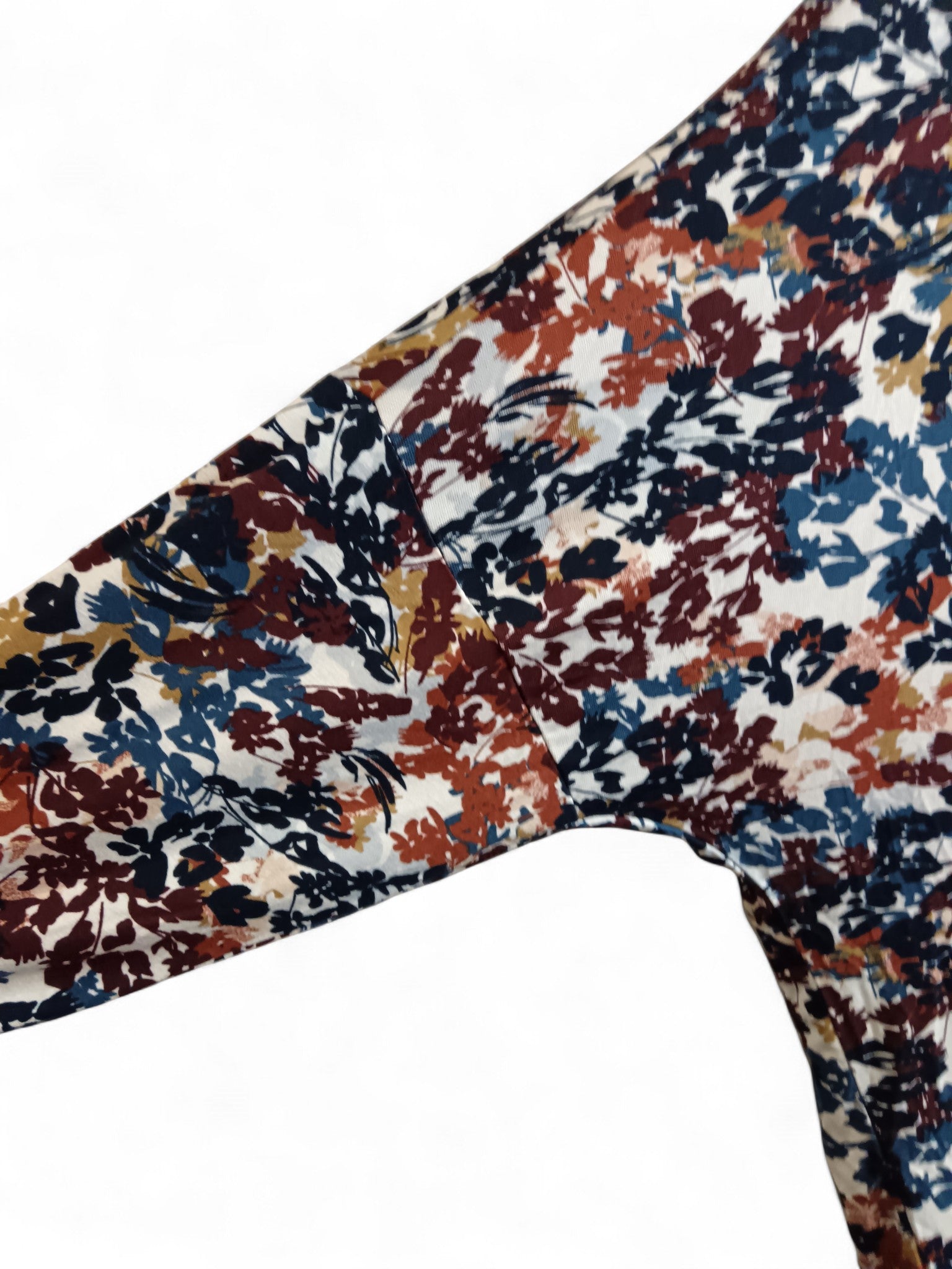 Close up image for Fransa "Frederica" Multicoloured Jersey Ladies Top UK Medium -Tags On - Womenswear | Pre-loved