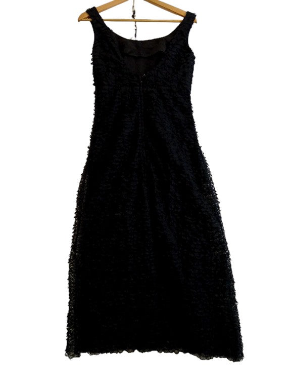 Back image for Madison Avenue Black Lace Midi Dress Sleeveless UK Medium - Womenswear | Preloved