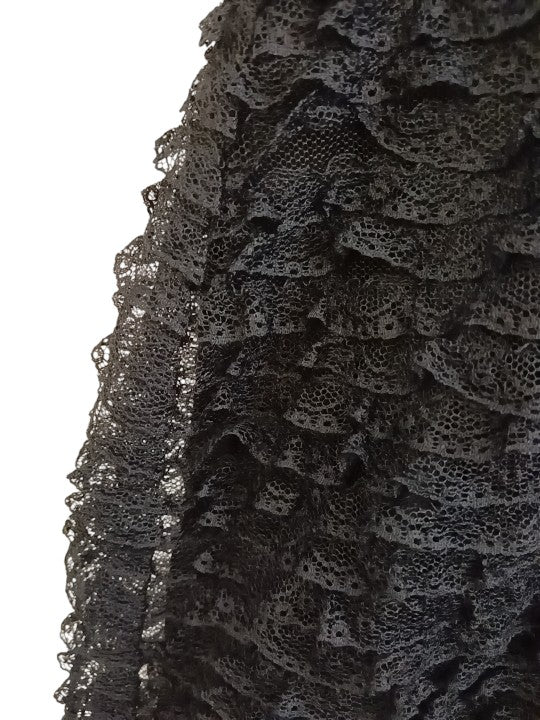 Close up image for Madison Avenue Black Lace Midi Dress Sleeveless UK Medium - Womenswear | Preloved