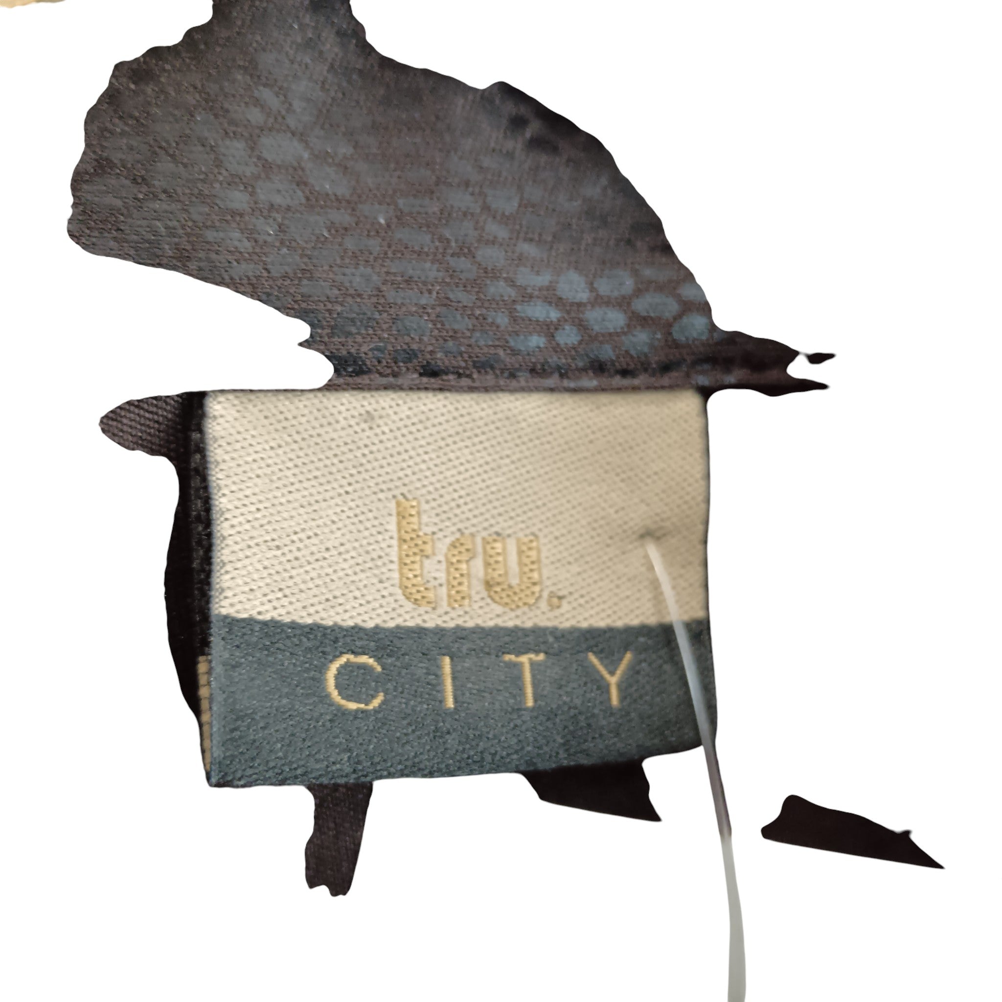 Brand label image for Tru. CITY Dark Brown Animal Pattern  Zip Up Women's Top / Jacket UK 14 - Womenswear | Pre-loved