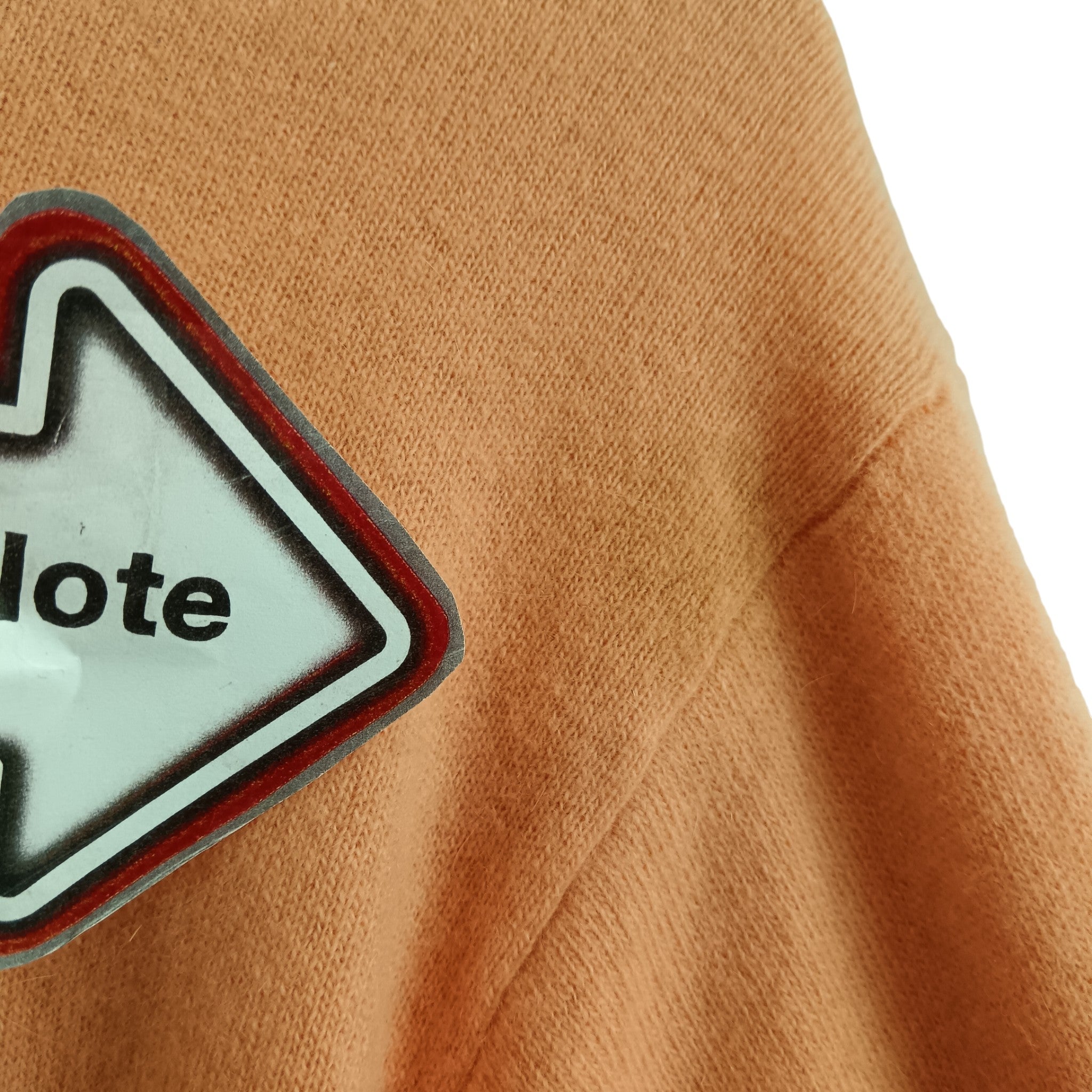 Condition image for United Colors of Benetton Orange Knitted Turtleneck Women's Jumper UK M - Womenswear | Pre-loved