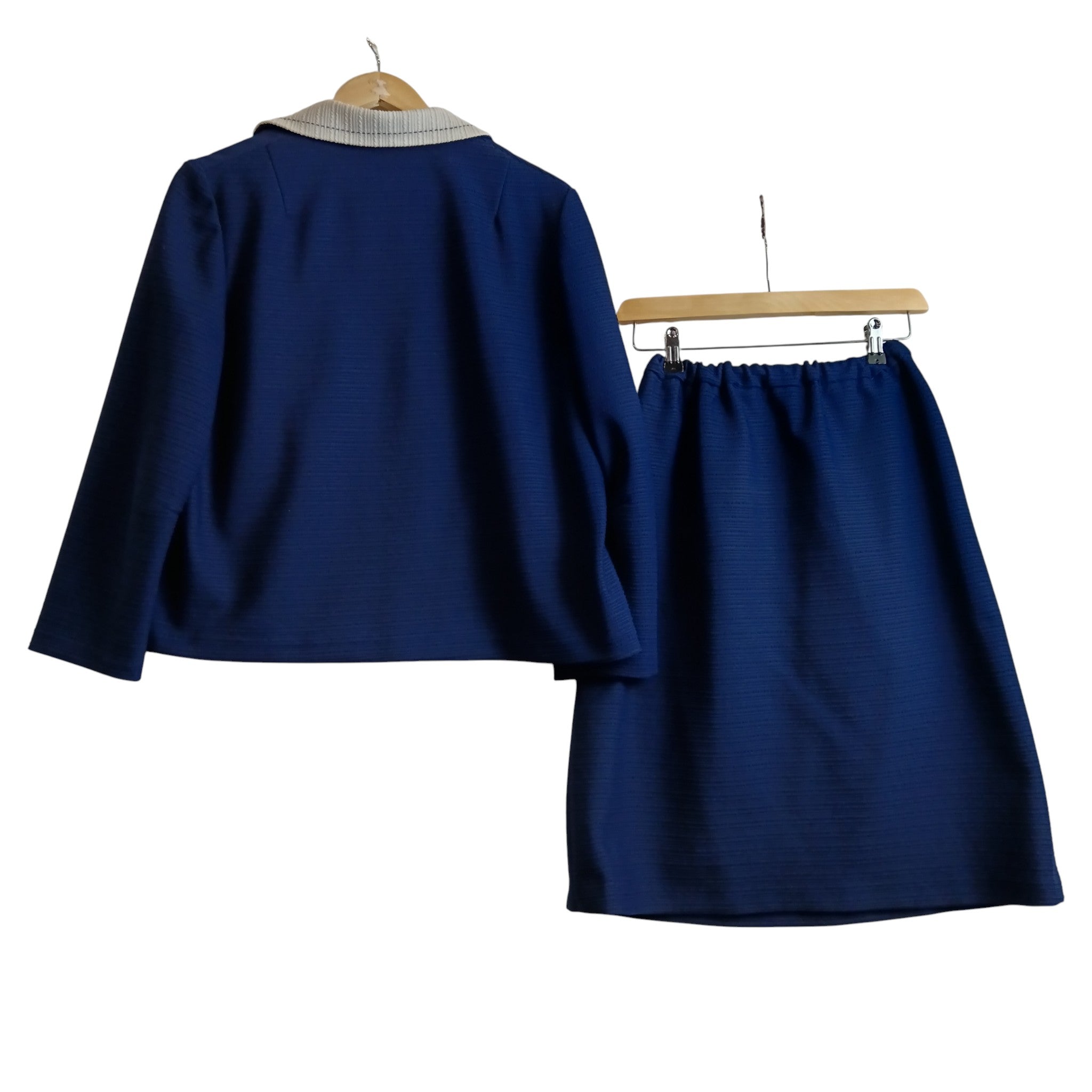 Back image for Vintage Michael Howard  Dark Blue Ladies Set Jacket ans Skirt UK 18 - Womenswear | Pre-loved