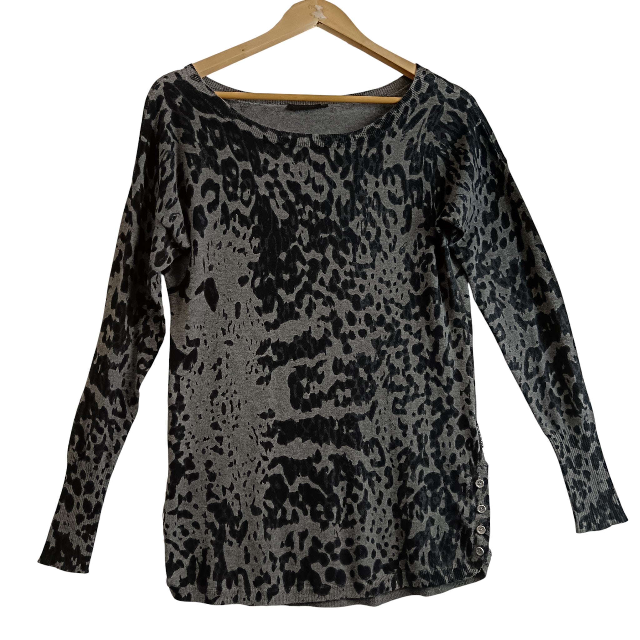 Front image for Calvin Klein Jeans Ladies Grey Cardigan UK Small - Womenswear | Pre-loved