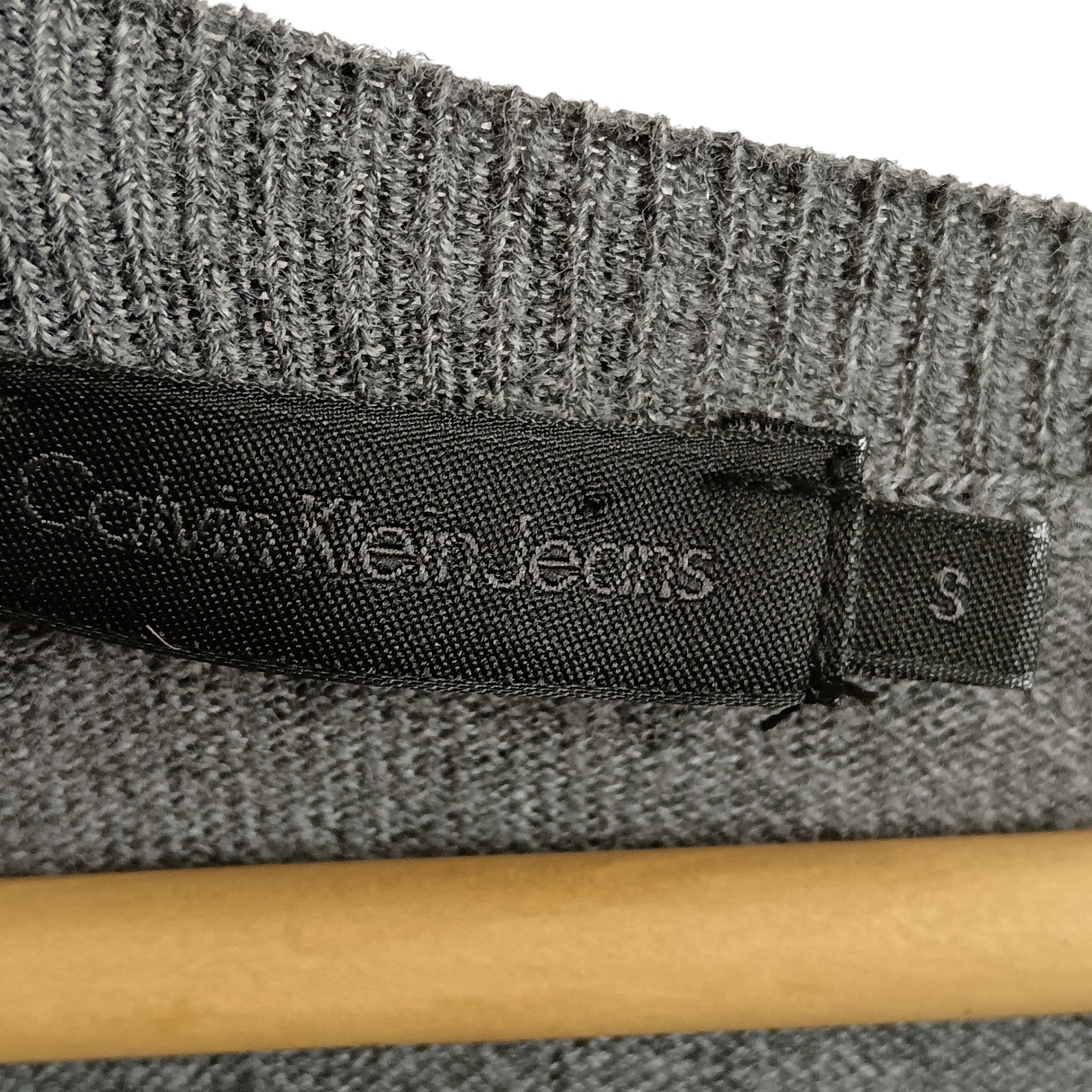 Band&size label image for Calvin Klein Jeans Ladies Grey Cardigan UK Small - Womenswear | Pre-loved