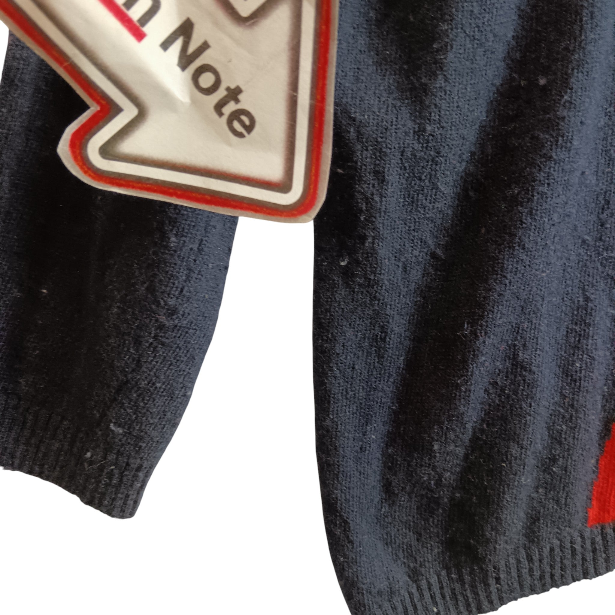 Condition image for Miss Sugar Cashmere - Merino Wool Navy Blue Ladies Jumper UK X-Large - Womenswear | Pre-loved