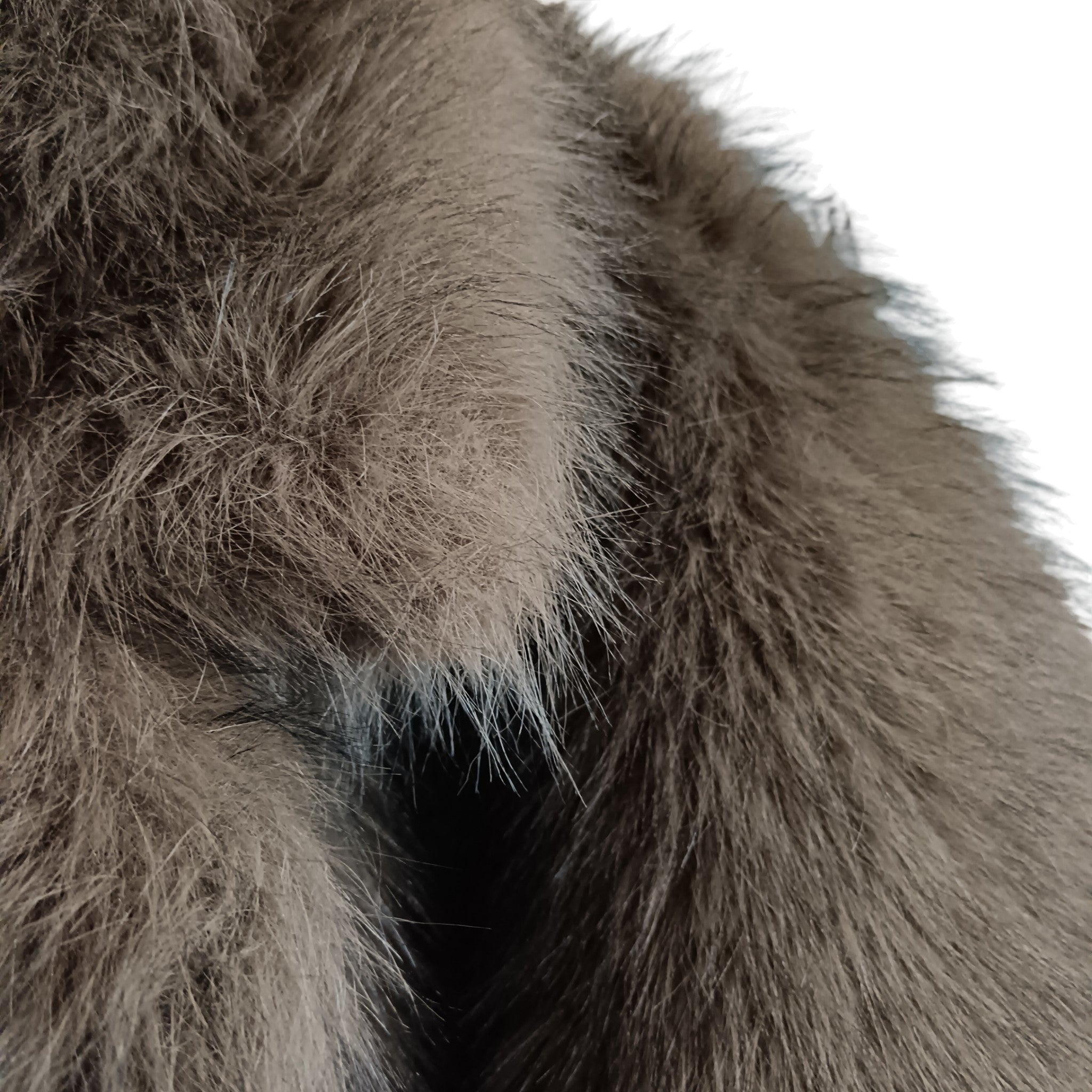Close up image for Neo Mint Faux Fur Dark Brown Ladies Coat UK 12-14 - Womenswear | Pre-loved
