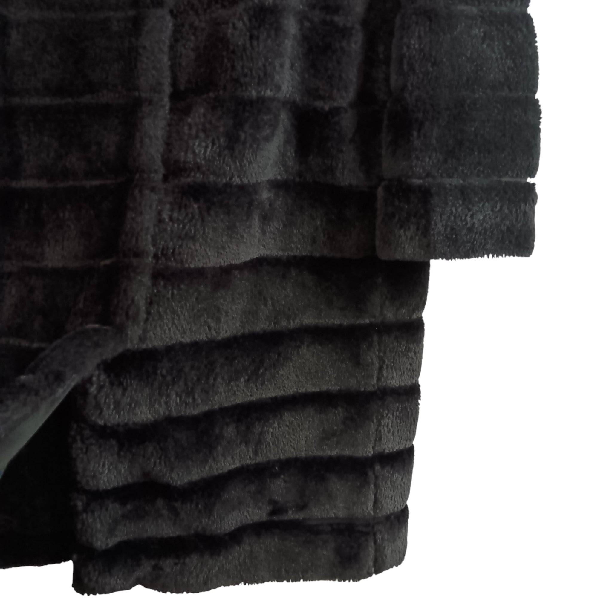 Close up image for White Label The White Company Ladies Mid Length Black Coat UK Small - Womenswear | Pre-loved