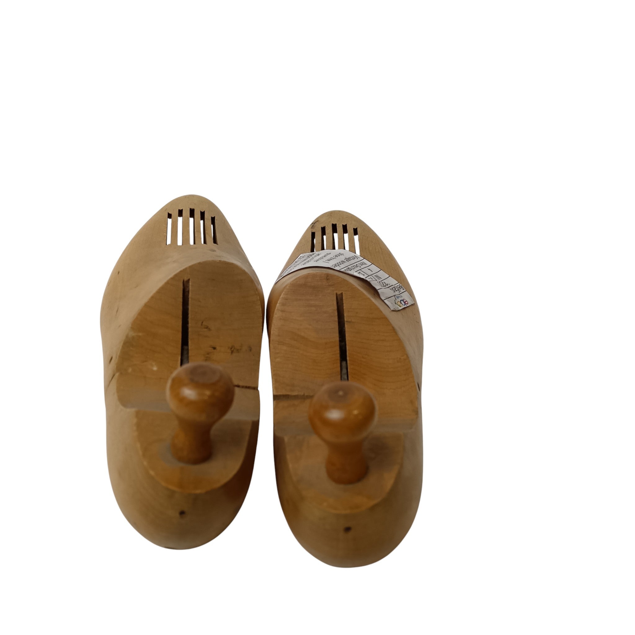 Back image for Antique Vintage Wooden Shoe Trees Stretcher Adjustable  Size Large UK 12 EU 45  | Pre-loved
