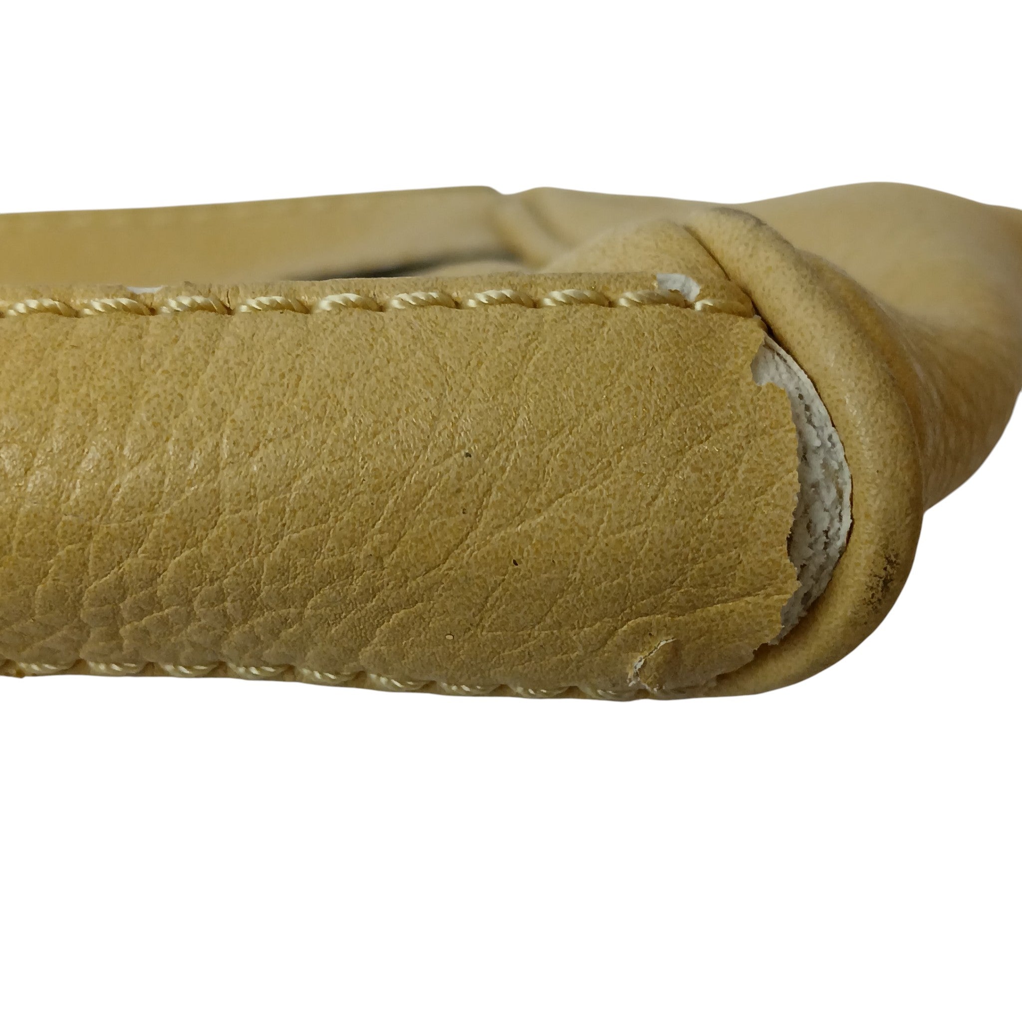 Condition/ close up image for Vintage GUESS Yellow Studded  Ladies Clutch Bag- Womenswear | Pre-loved