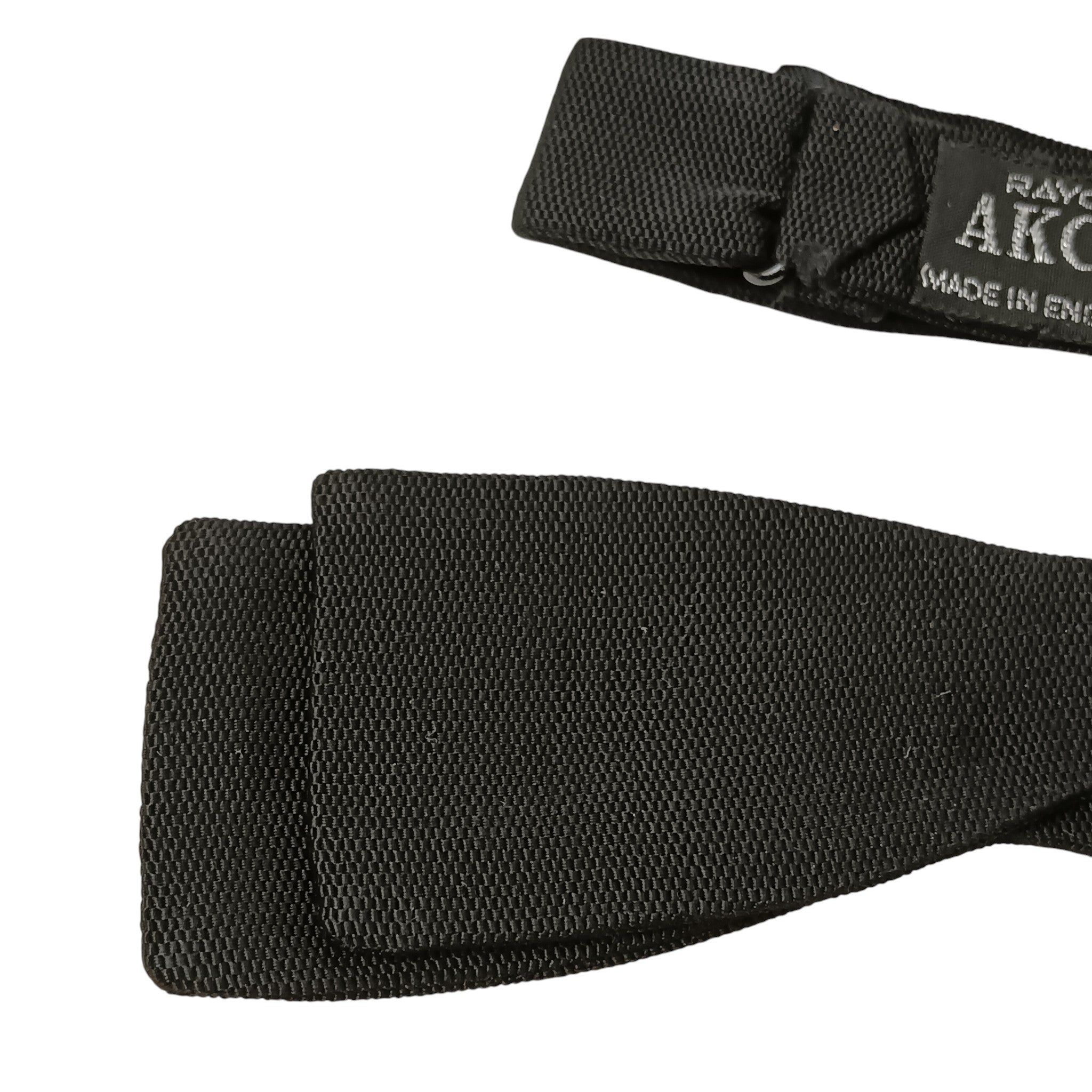 Close up image for Vintage AKCO  Black Rayon  LUXURY Pre-tied Bow Dress Tie In Original Packaging - Menswear | Pre-loved