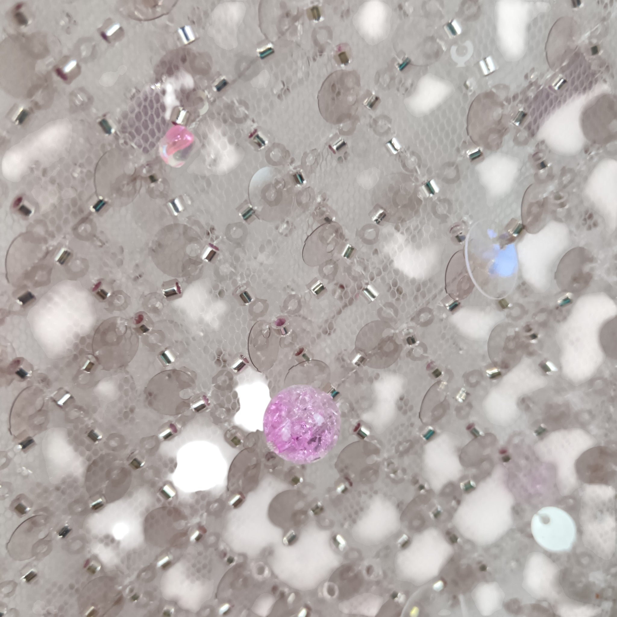 Close up image for Jaded London Pink Stellar Sequined Ladies Maxi Dress UK 10 - Tags On - Womenswear | Pre-loved