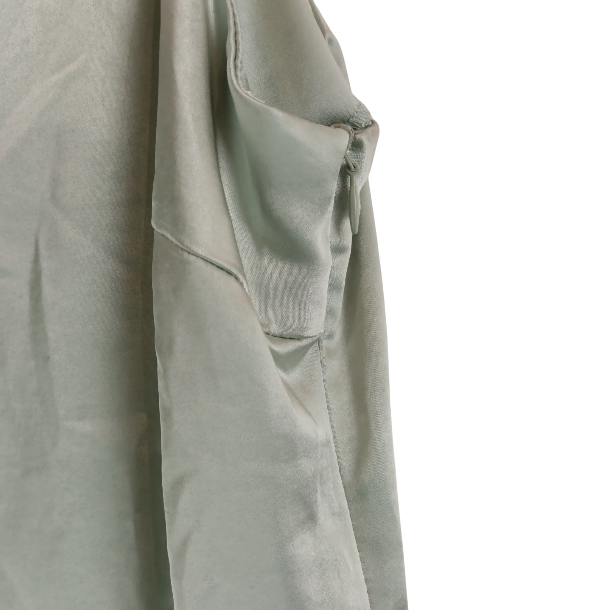 Close up image for Pretty Lavish Keisha Maxi Dress Sage Green Polyester Adjustable Strap UK 8 - Womenswear | Pre-loved