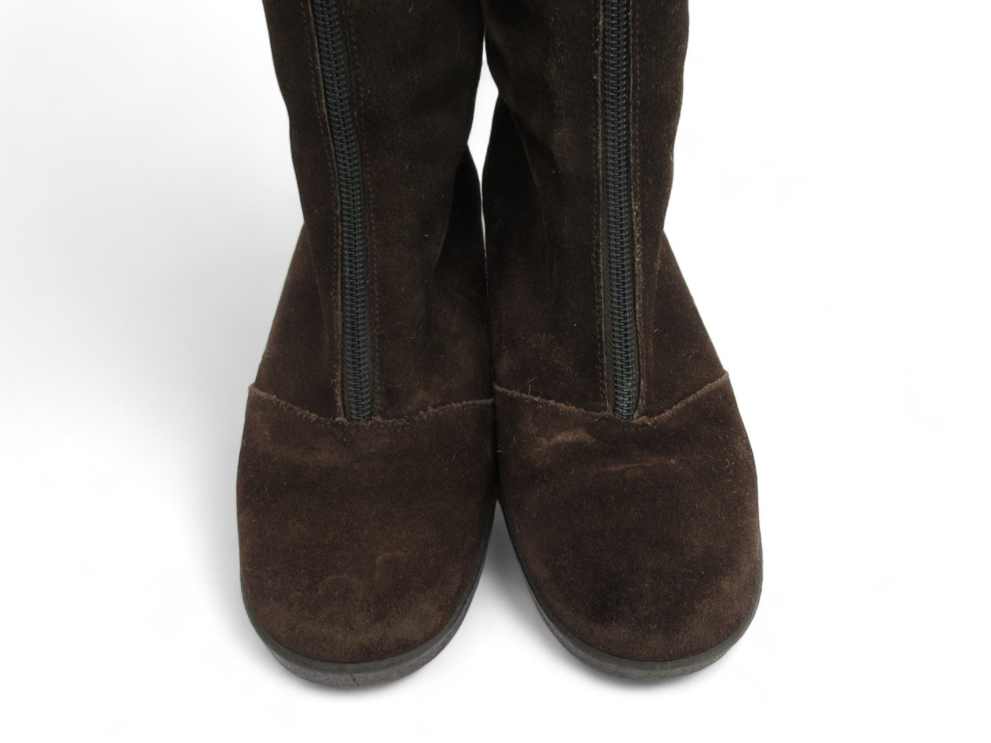 Morlands Tall Suede Boots UK 4 Brown Womenswear | Preloved