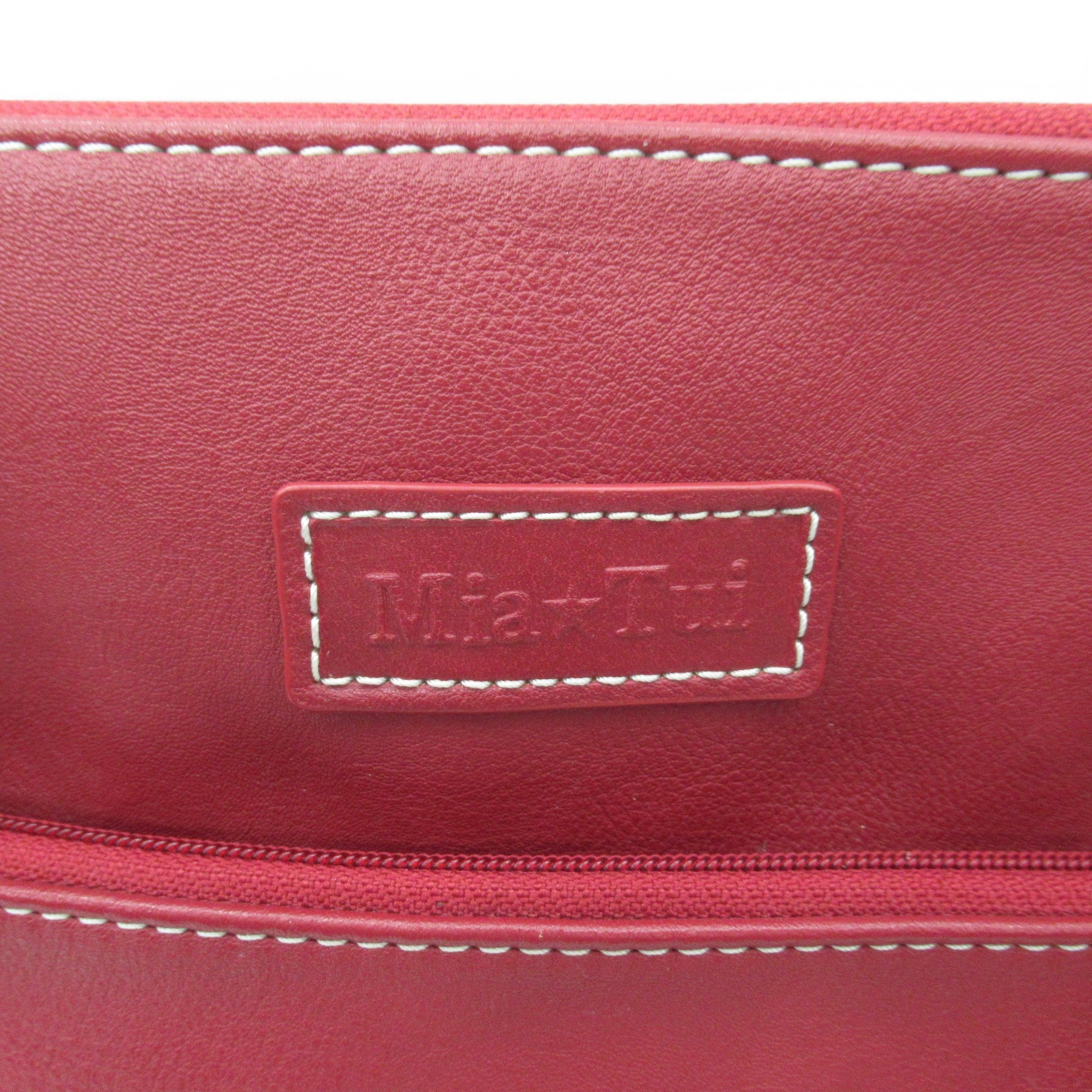 logo image for Mai Tui Shoulder Bag Red Large PU Womenswear | Preloved