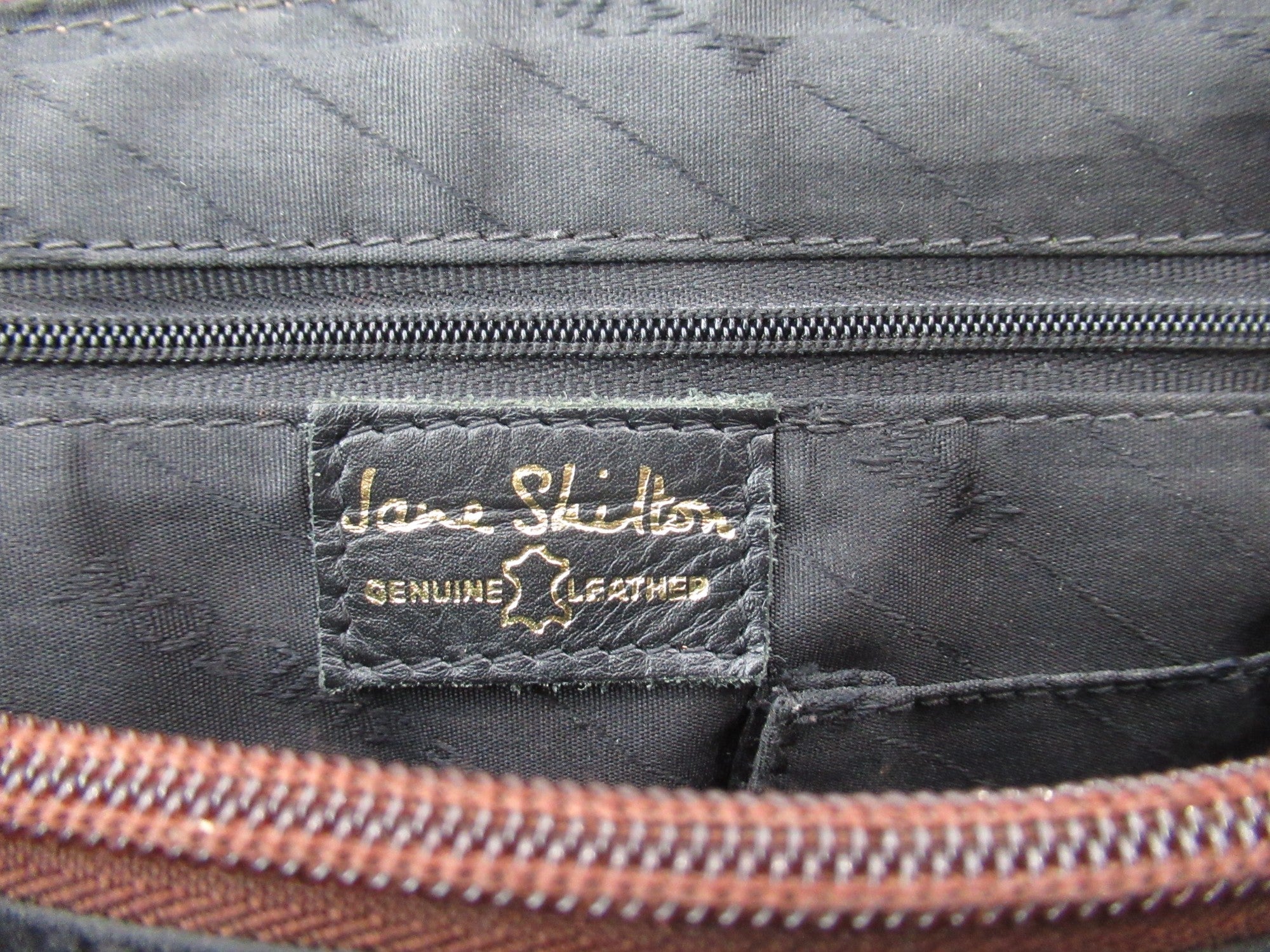 Label image for Jane Shilton Vintage Brown Handbag Leather Womenswear | Preloved