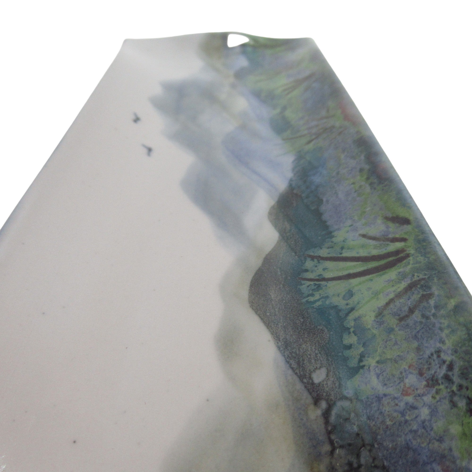 Close up image 1 of Highland Stoneware Rectangular Dish Landscape 26cm