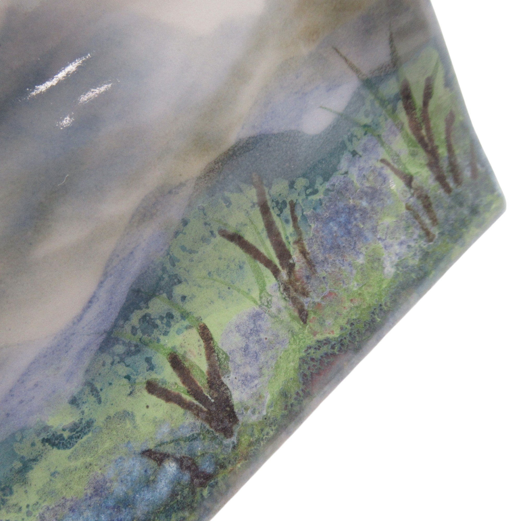 Close up image 2 of Highland Stoneware Rectangular Dish Landscape 26cm