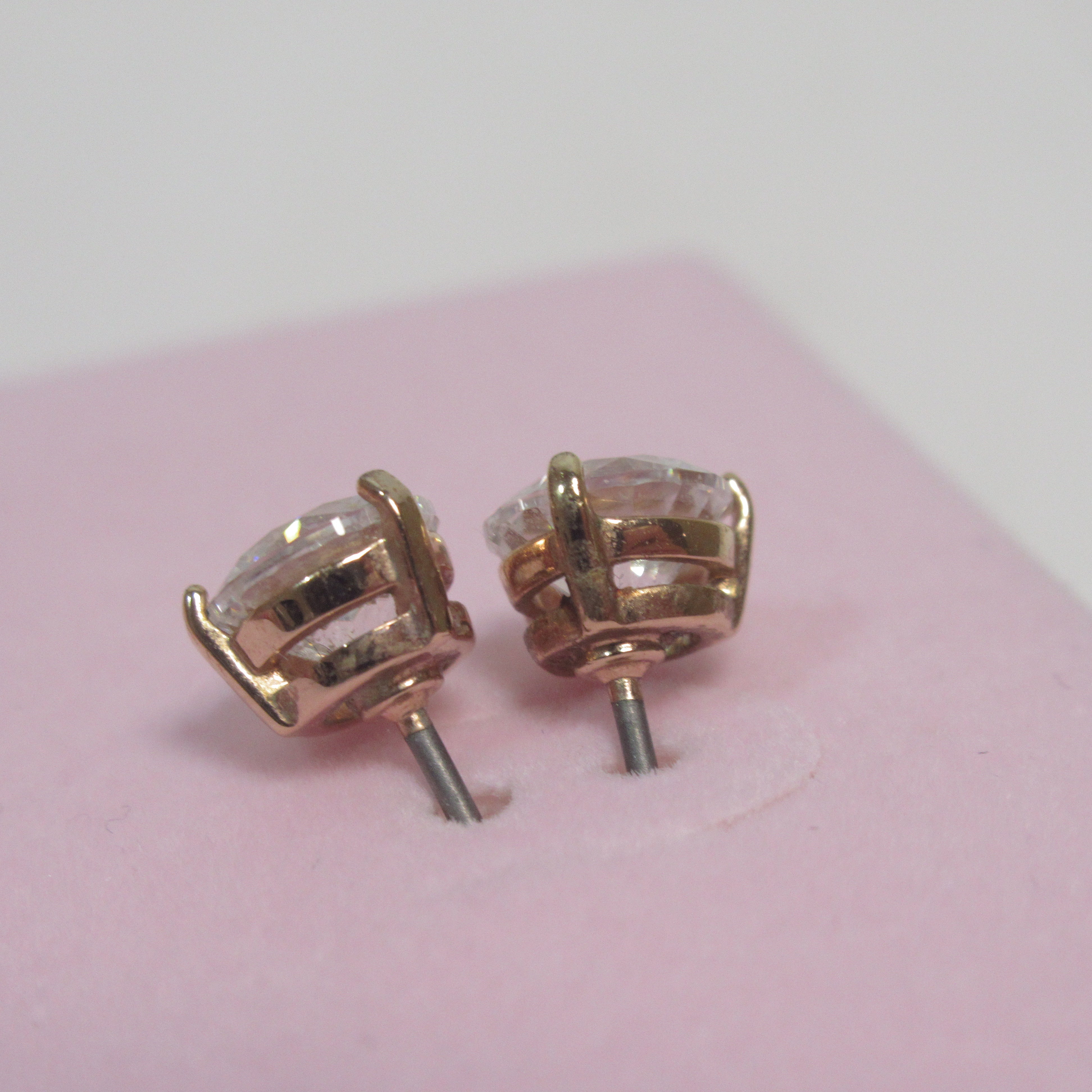 Close up side image of Swarovski Stud Earrings w/ Presentation Box Jewellery