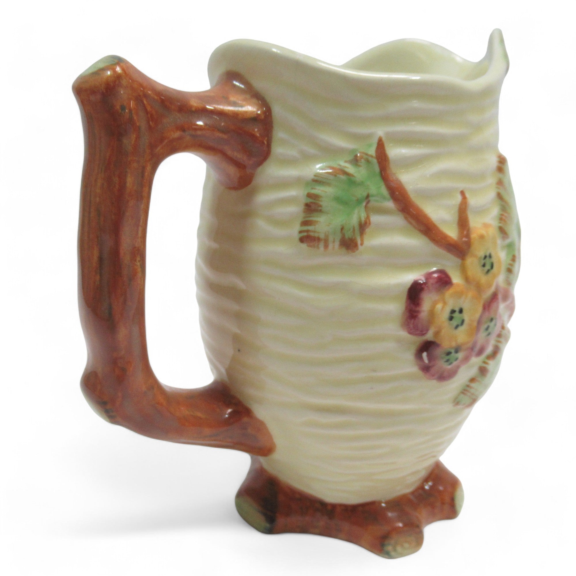 Rear handle image of Staffordshire Shorter & Sons Strauss Jug Pitcher Painted