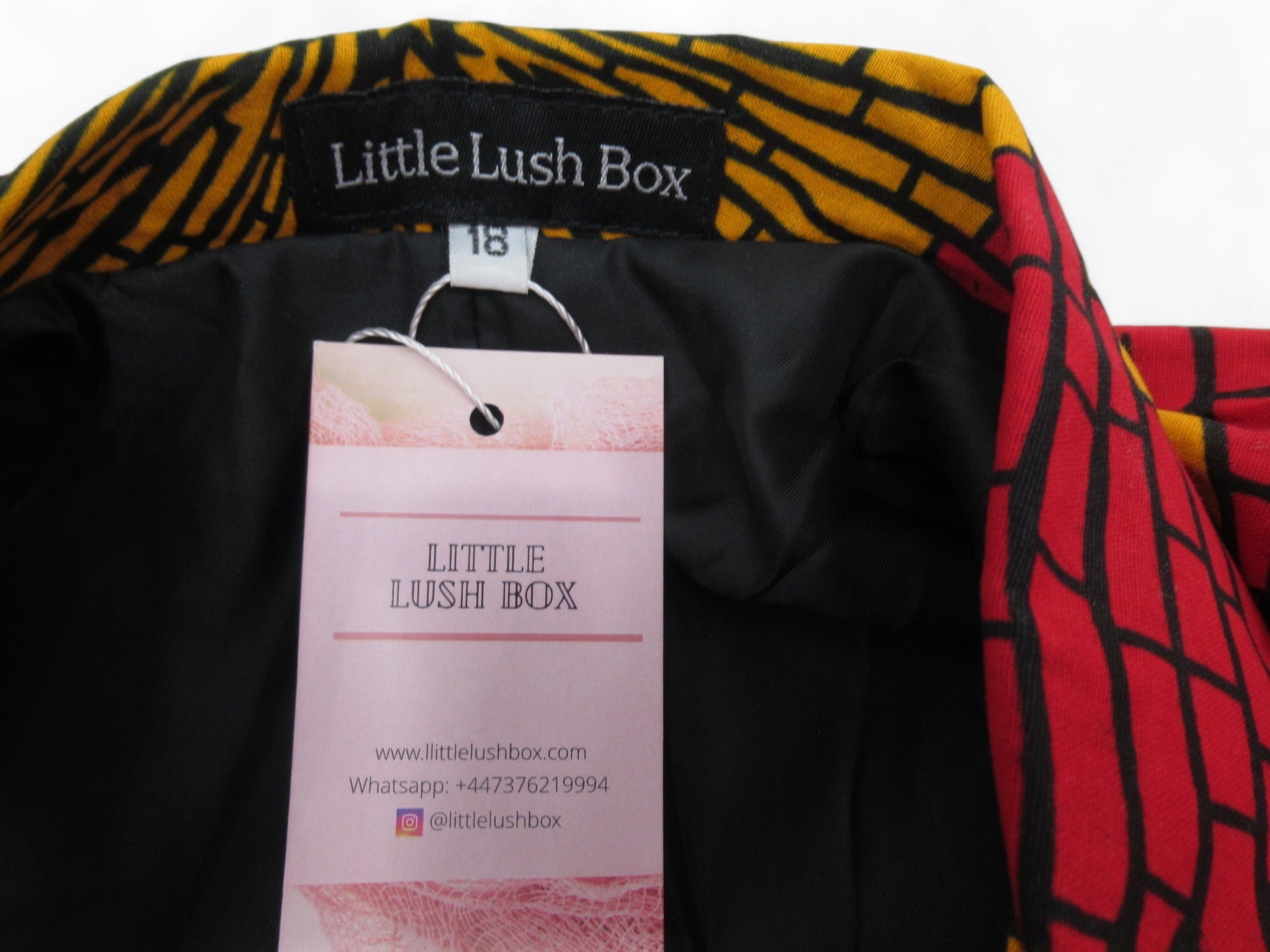 Brand label image for Little Lush Box UK 18 Orange Red Suit Womenswear | Preloved