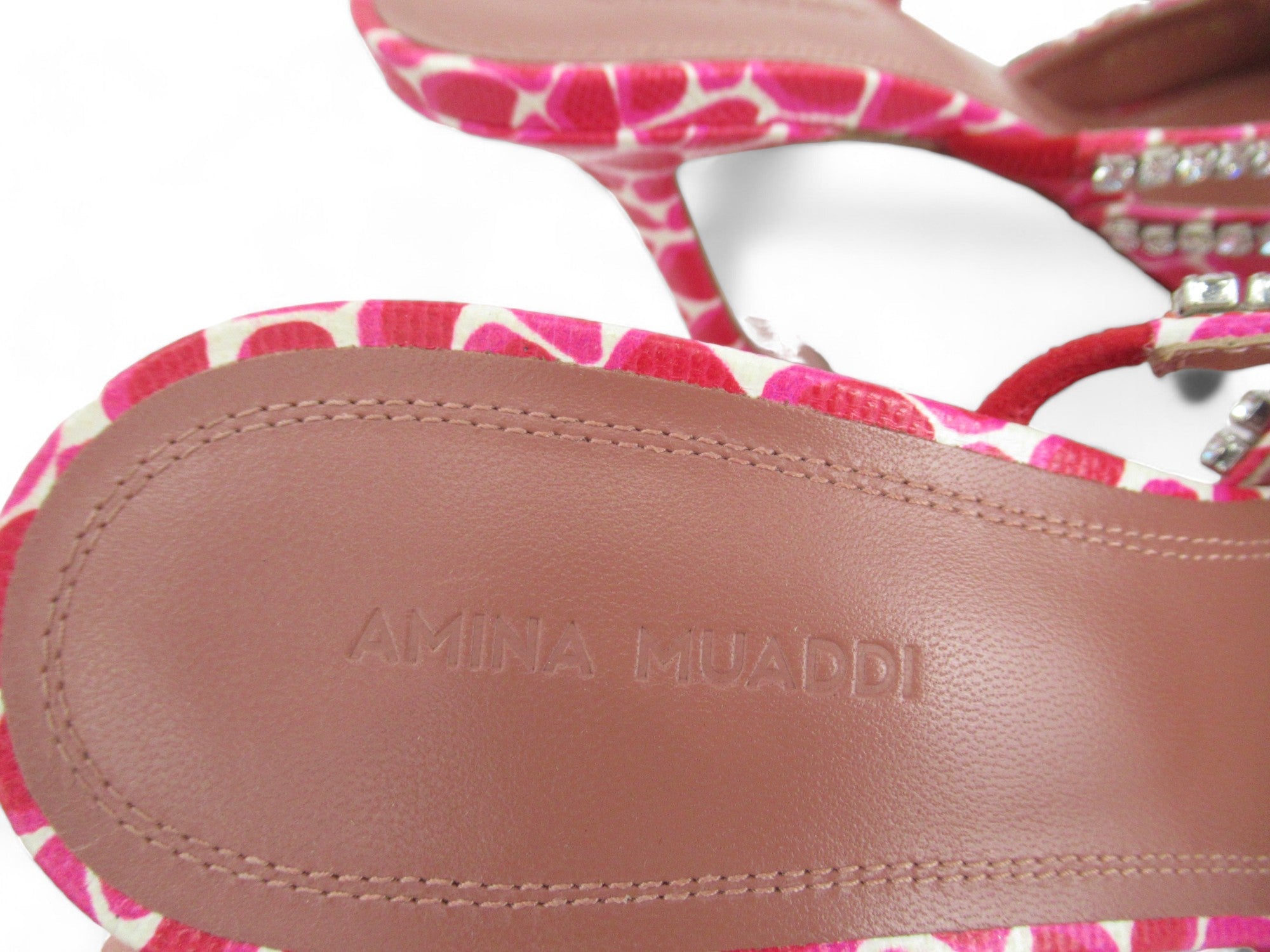 Brand logo image for Amina Muaddi UK 6 Pink Court Shoes Womenswear| Preloved