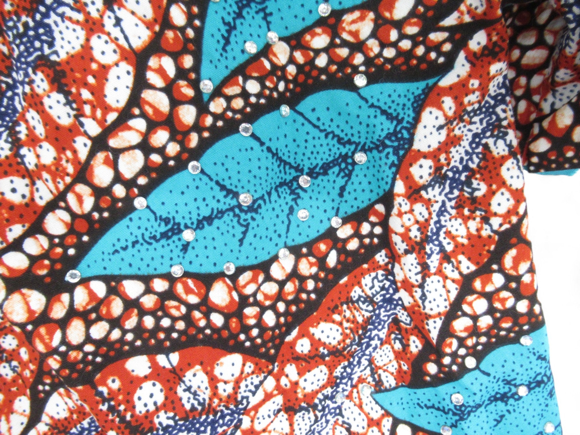 Material close up image for 6April Large Multicoloured Maxi Dress Womenswear | Preloved