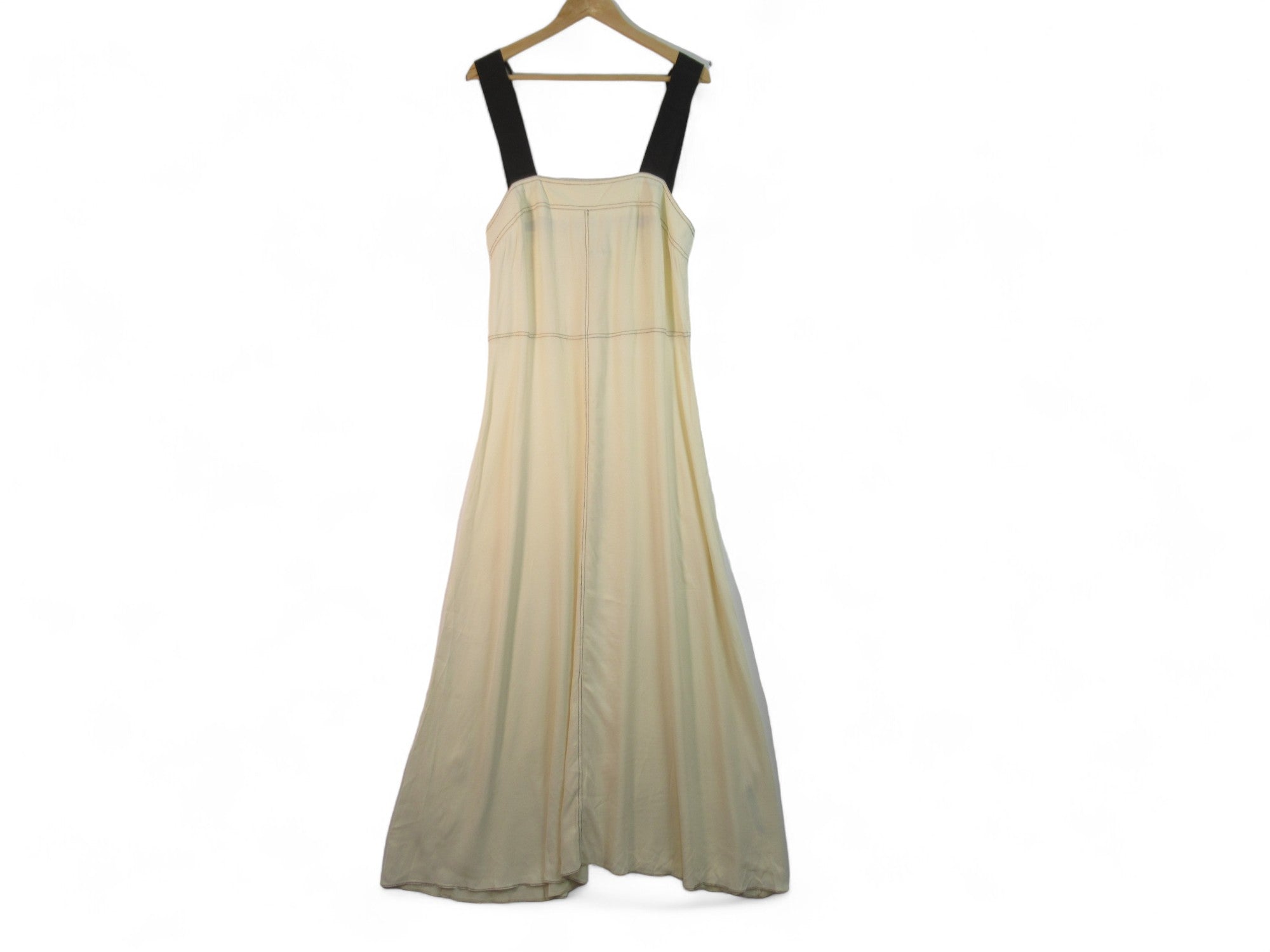 Front image for Topshop UK 12-14 Cream Maxi Dress Womenswear | Preloved 