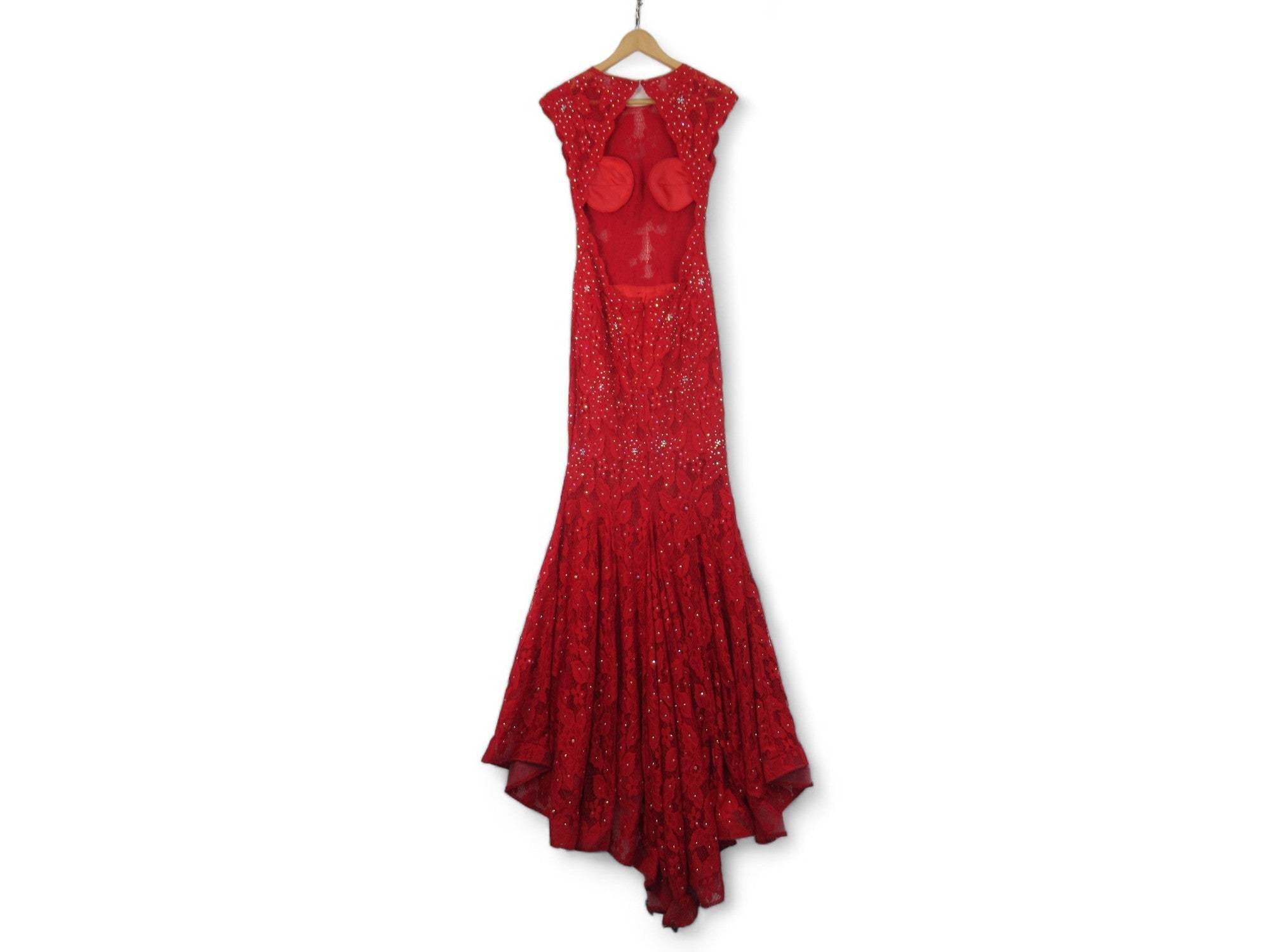 Back image for Jovani Small Red Prom Gown Dress Womenswear | Preloved 