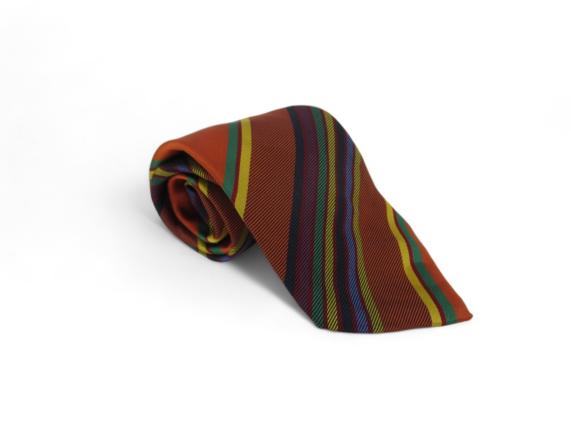 Front image for Burberry London Silk Tie Vintage Multicoloured Menswear | Preloved