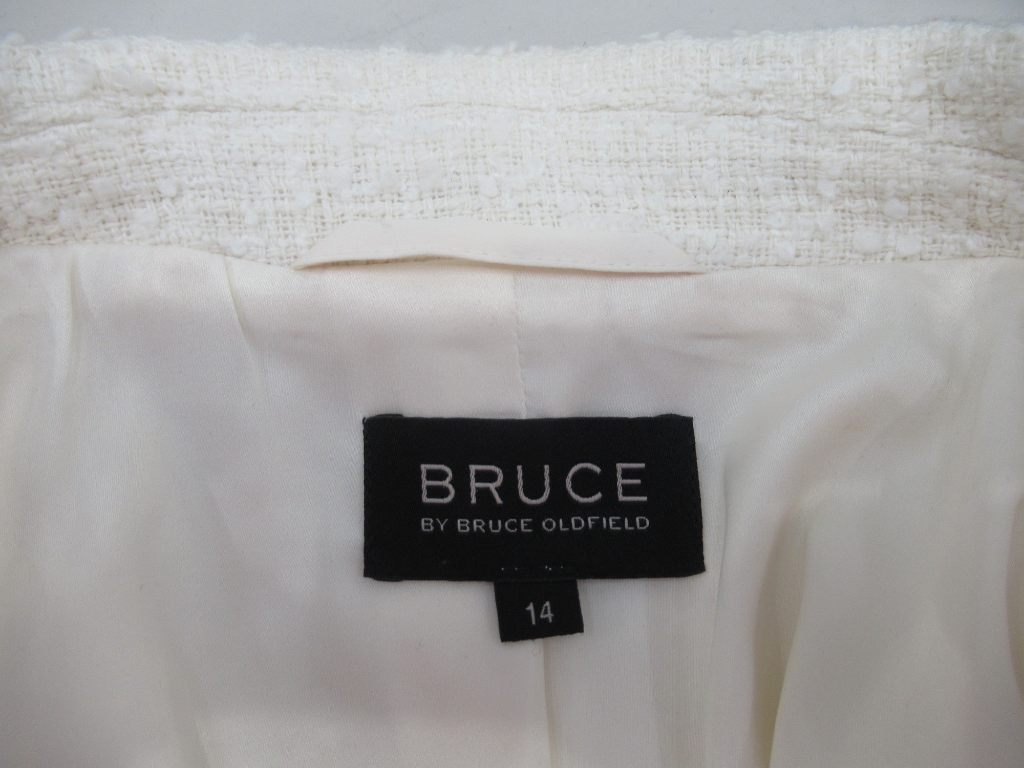 Brand label for Bruce Oldfield UK 14 Ivory Blazer Jacket Womenswear | Preloved