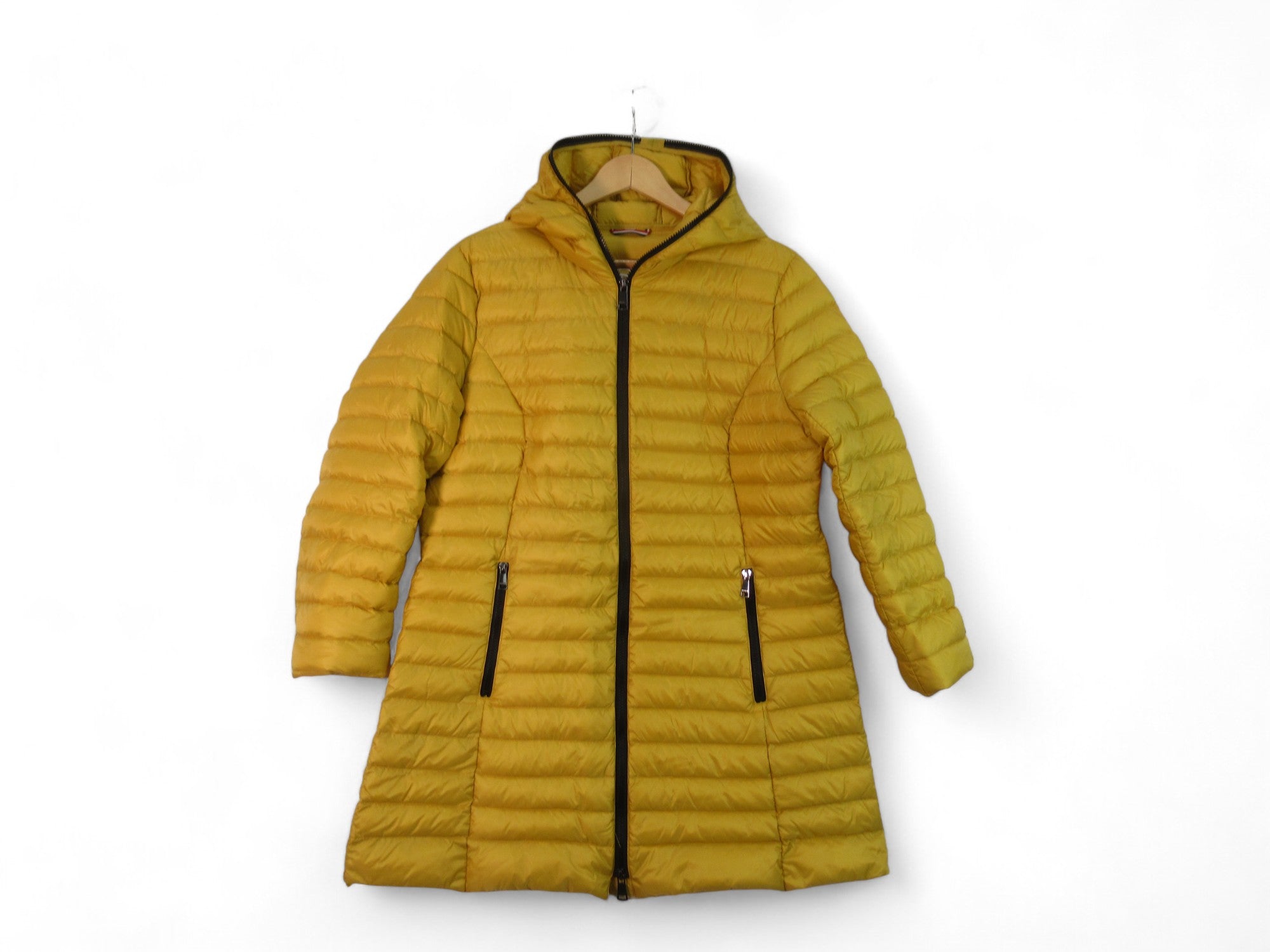 Front image for Reset Going Places UK 16 Yellow Padded Coat Womenswear | Preloved