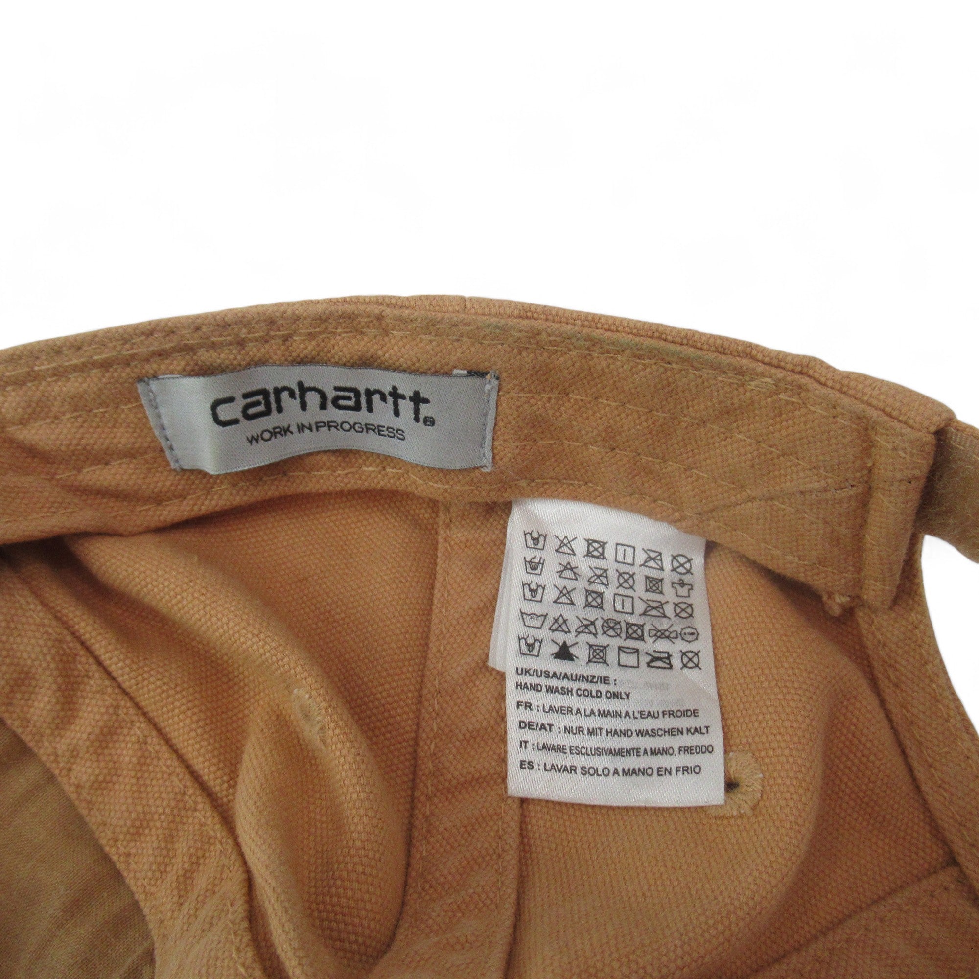 brand label image for Carhartt Baseball Cap Sand Adjustable Menswear | Preloved 