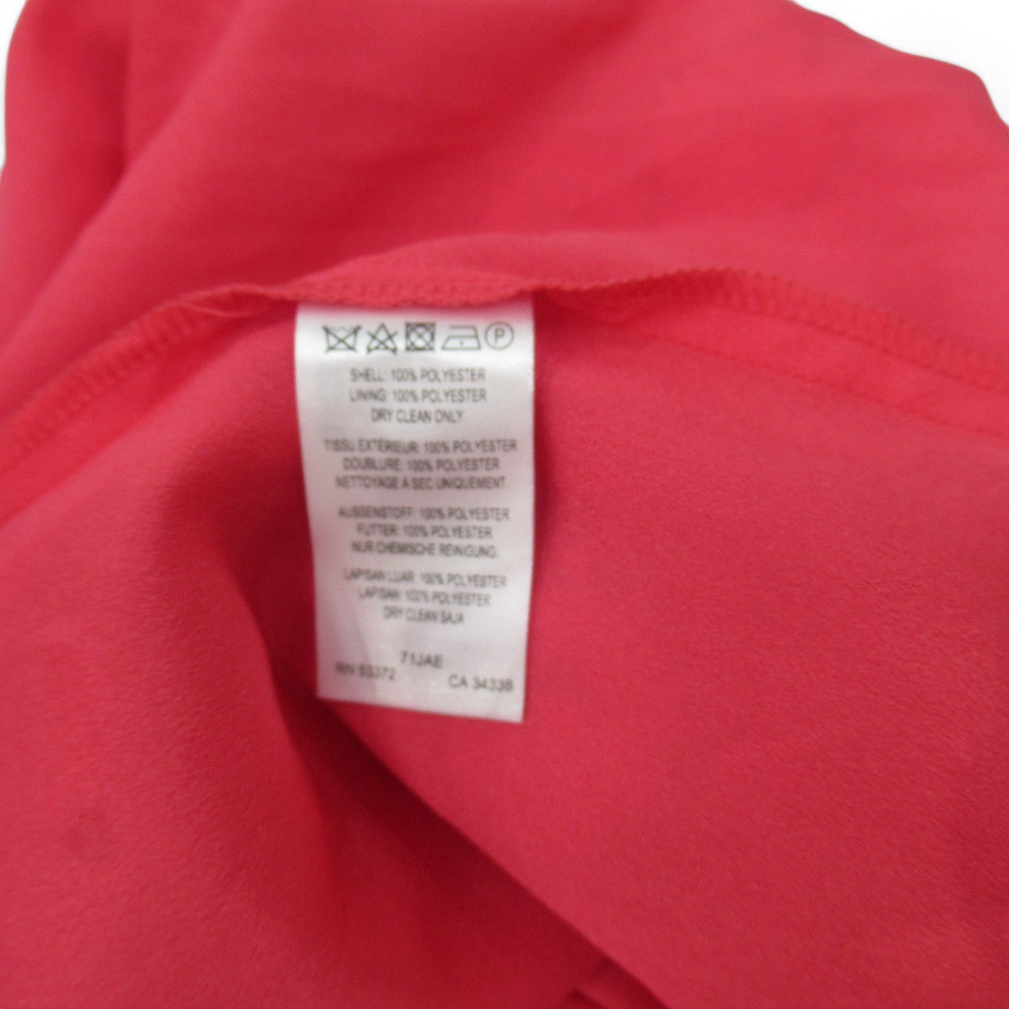 care label image for French Connection UK 6 Coral Mini Dress Womenswear | Preloved 