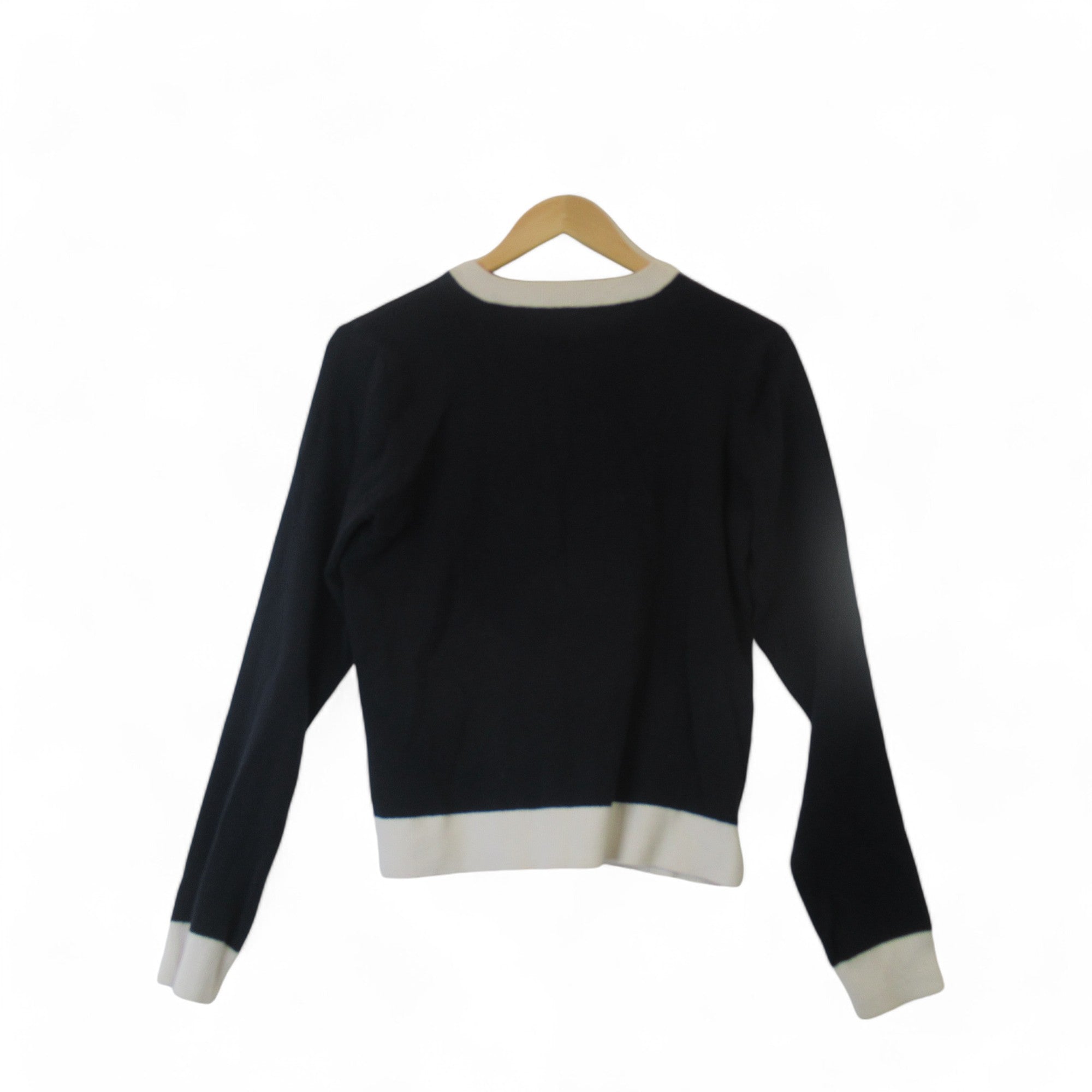 back image for L K Bennett Small Navy Cardigan Womenswear | Preloved 