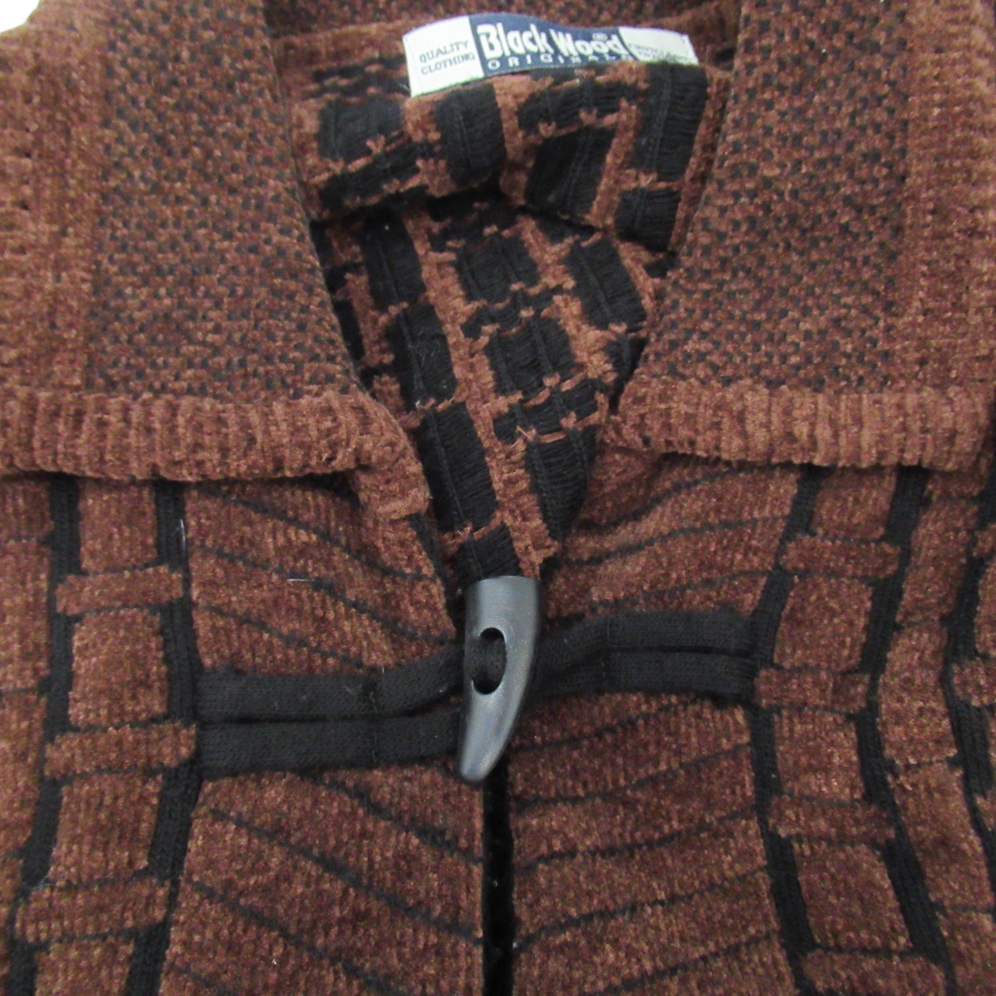 button image for Black Wood UK 16 Brown Toggle Vintage Cardigan Womenswear | Preloved 