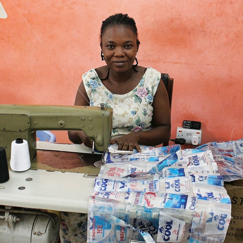 Trashy Bags Africa Recycled Fabric Crossbody Bag
