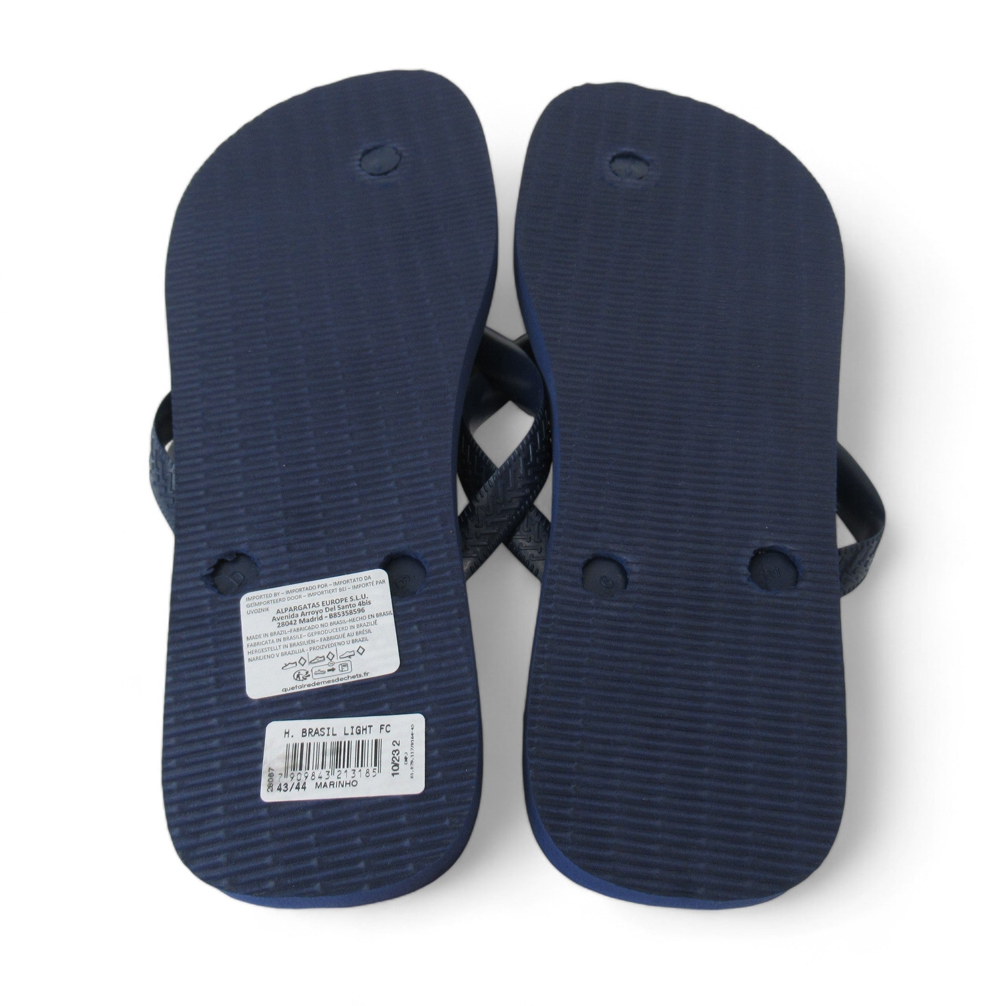 outer sole image for Havaianas Marinho UK 10 Blue Flip Flops Menswear | Preloved 