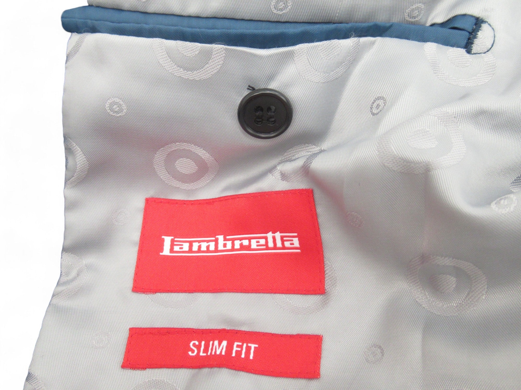 Brand label image for Lambretta 38" Blue Slim Fit Velvet Blazer Menswear | Preloved