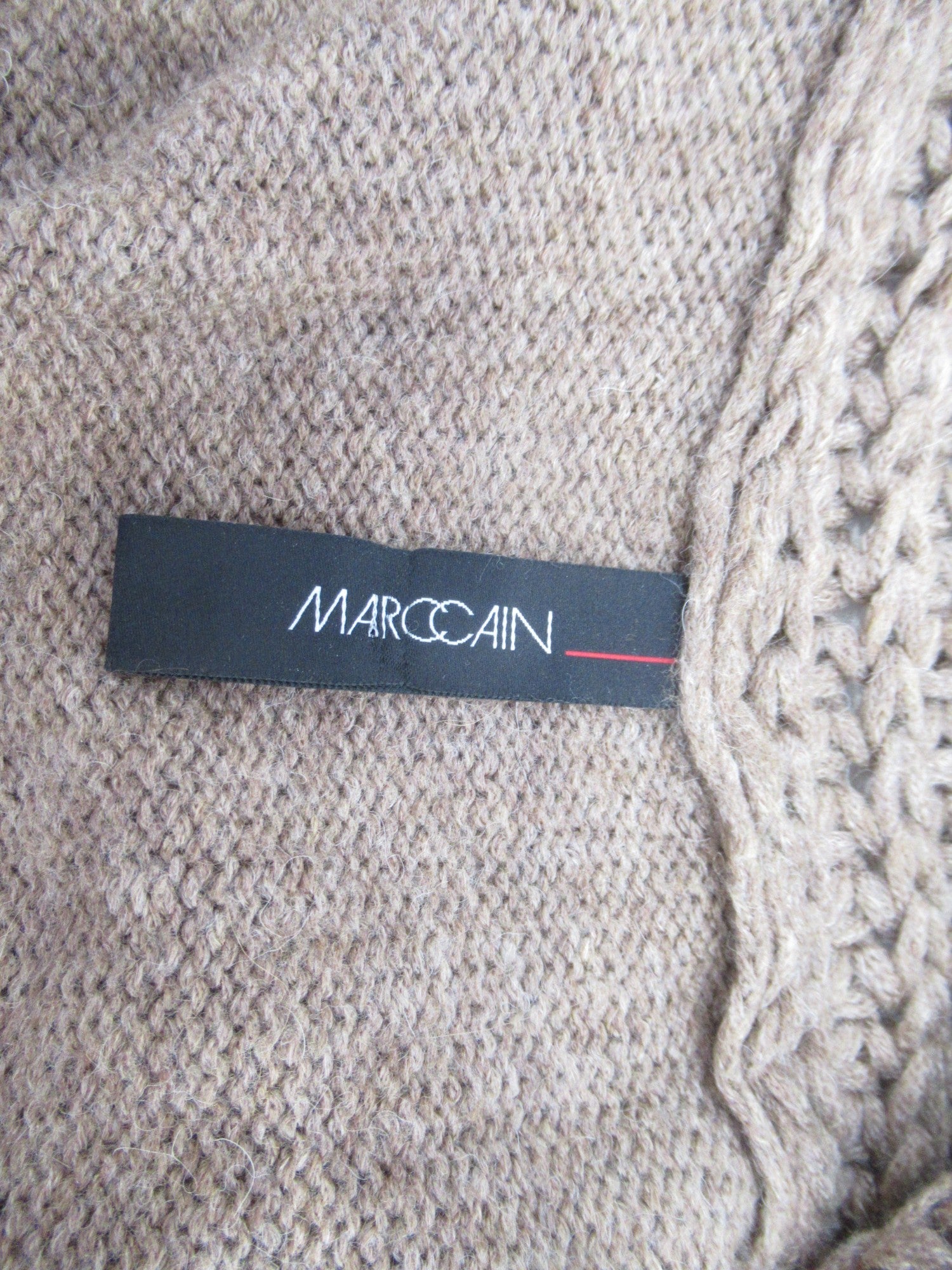 Brand label image for Marc Cain UK 12 Brown Alpaca Wool Cardigan Womenswear | Preloved