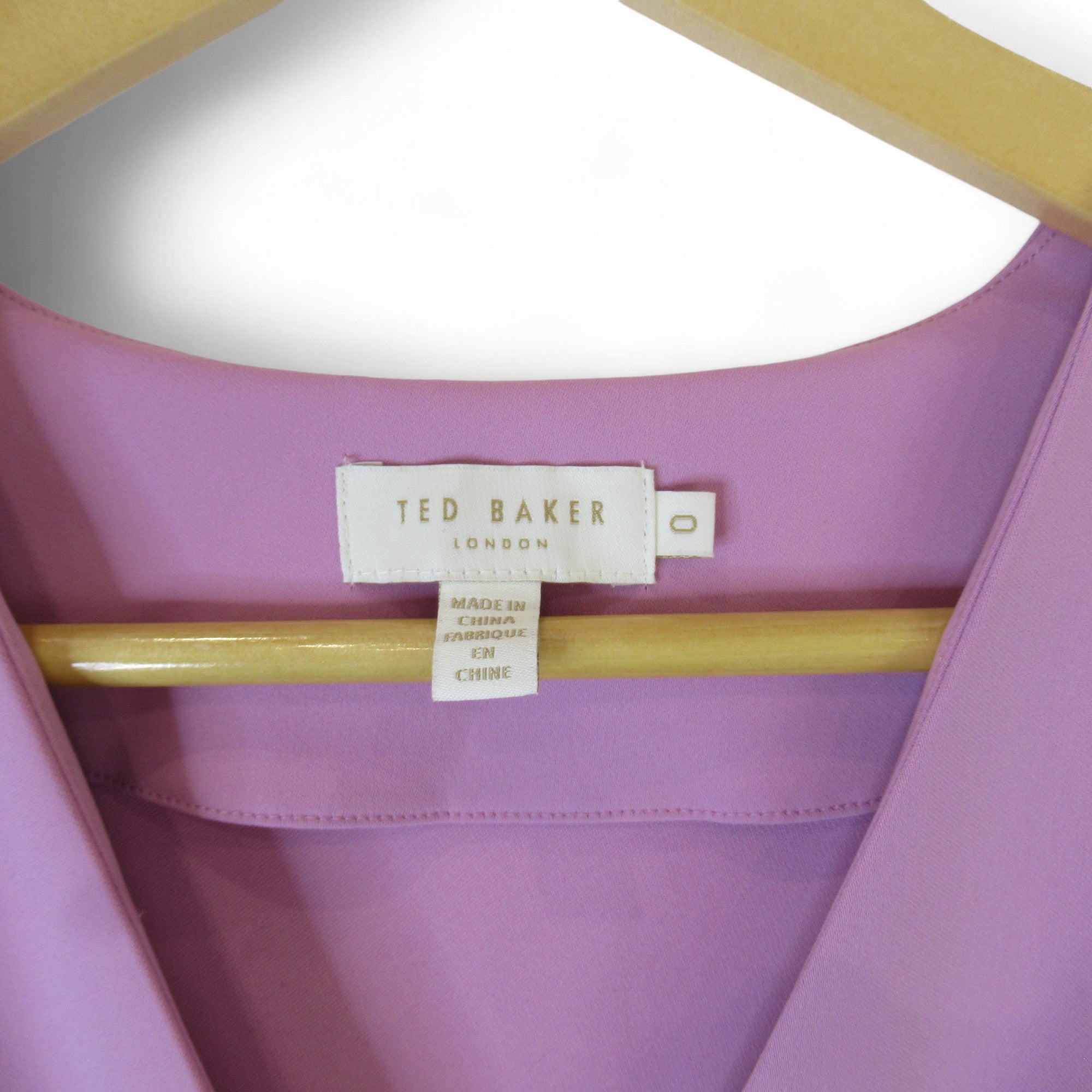 label image for Ted Baker Small Pink Midi Dress Womenswear | Preloved 