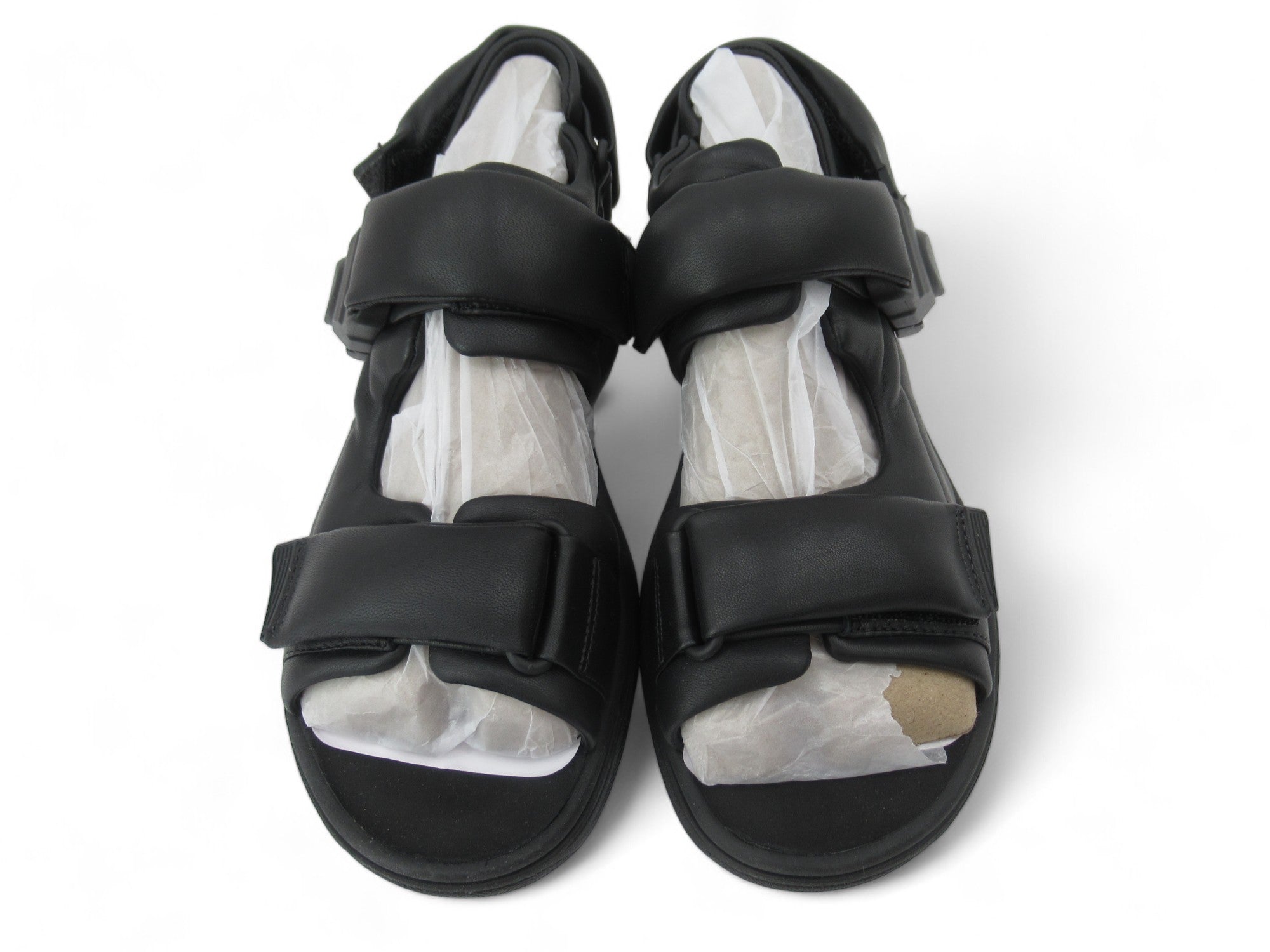 Front image for Clarks UK 7 Black Leather Sandals Womenswear | Preloved