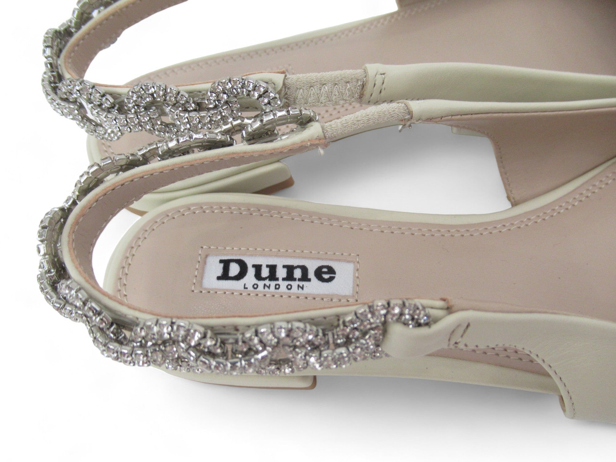 Logo image for Dune Sling Back Shoes UK 5 Cream Leather Womenswear | Preloved