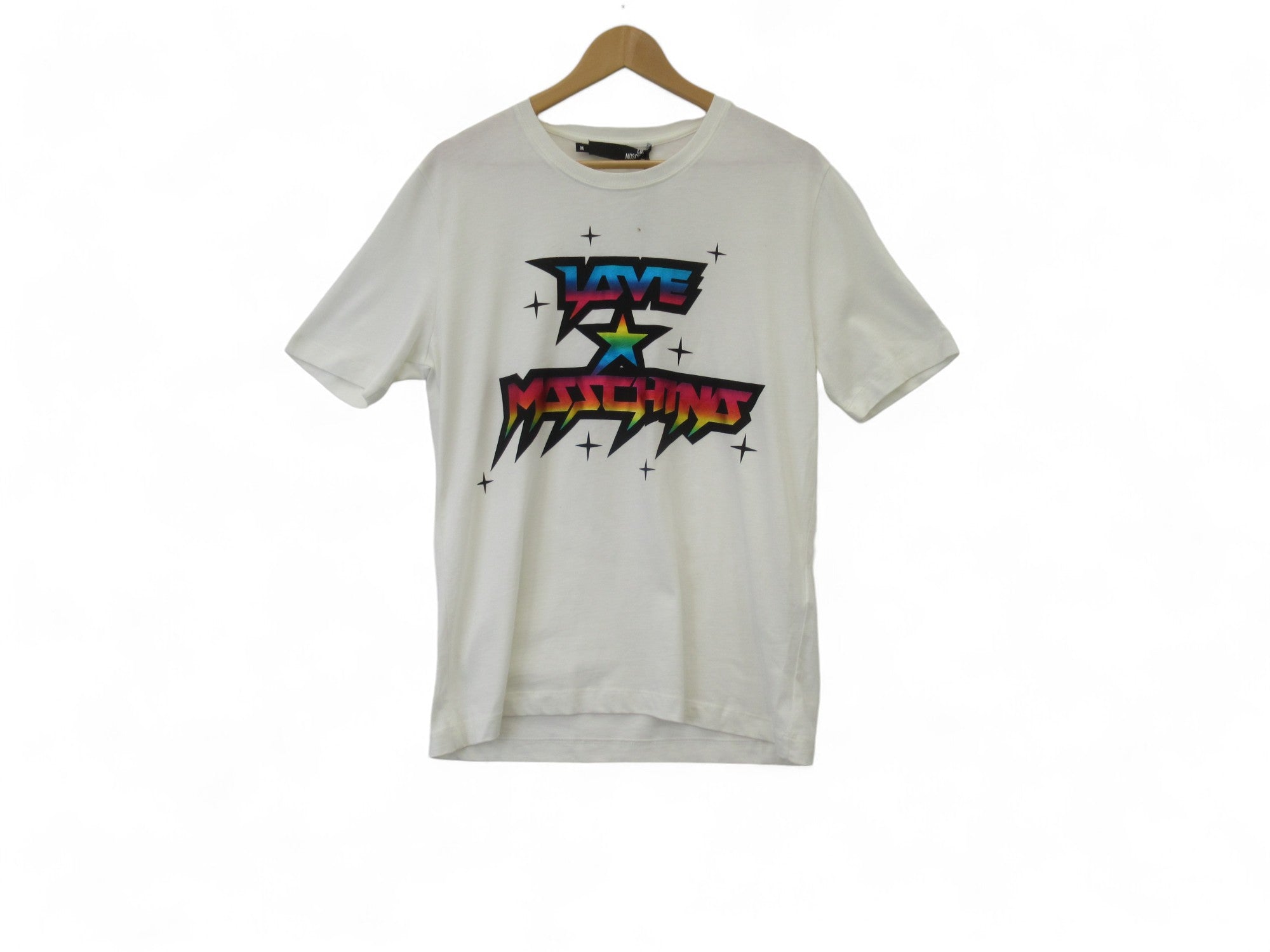 Front image for Love Moschino Medium T Shirt Multicolour Menswear | Preloved