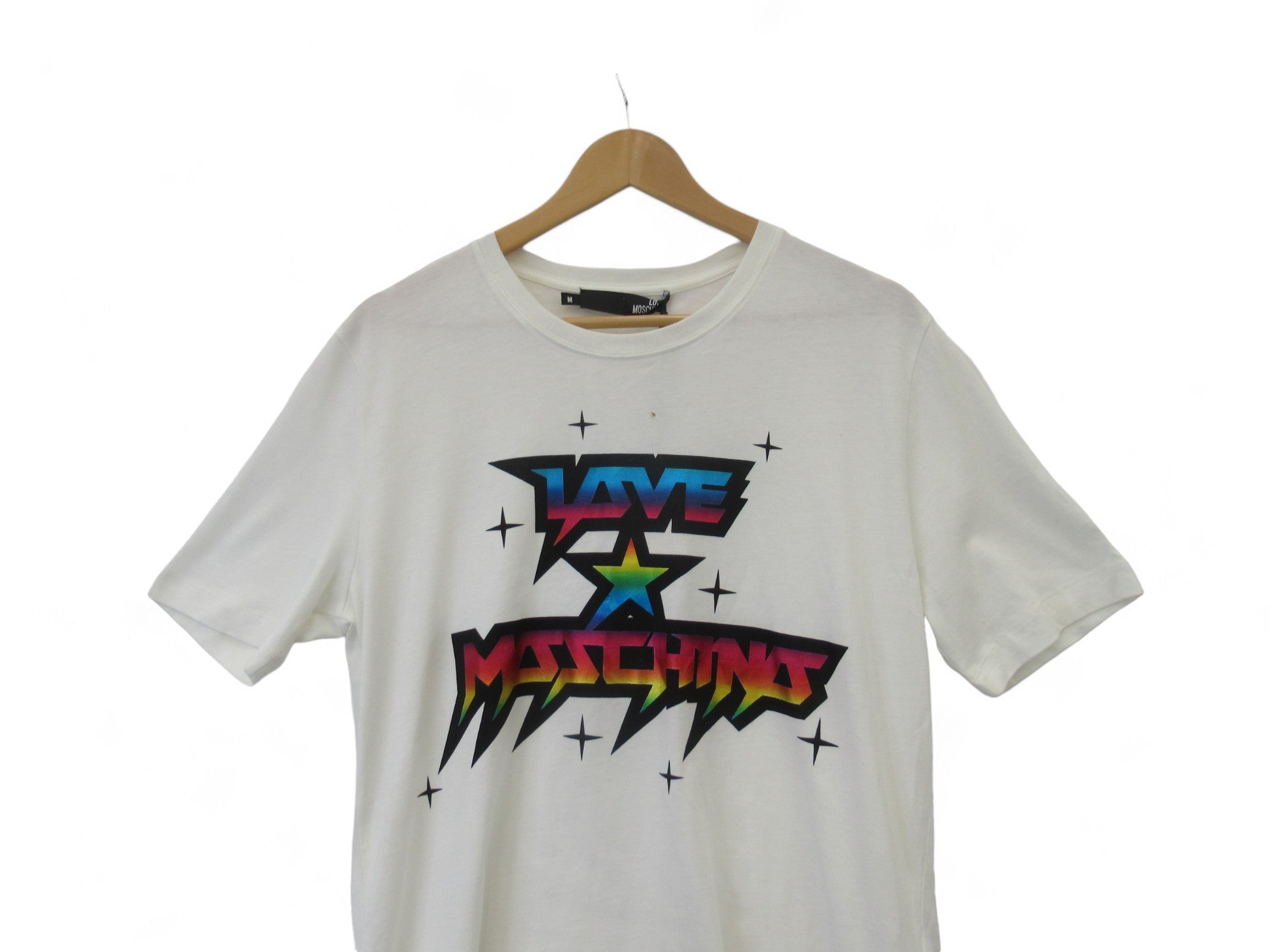 Front image for Love Moschino Medium T Shirt Multicolour Menswear | Preloved