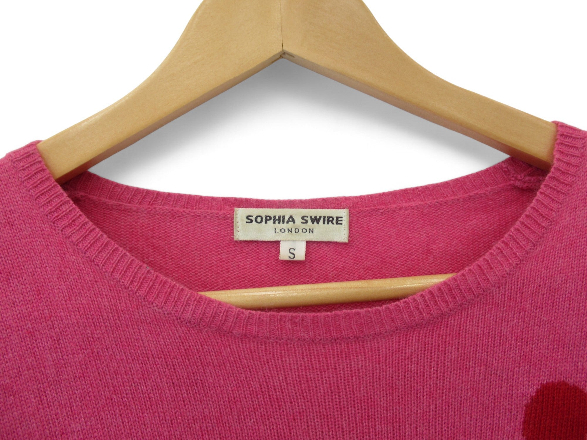 Brand label image for Sophia Swire London Small Pink Jumper Womenswear | Preloved 