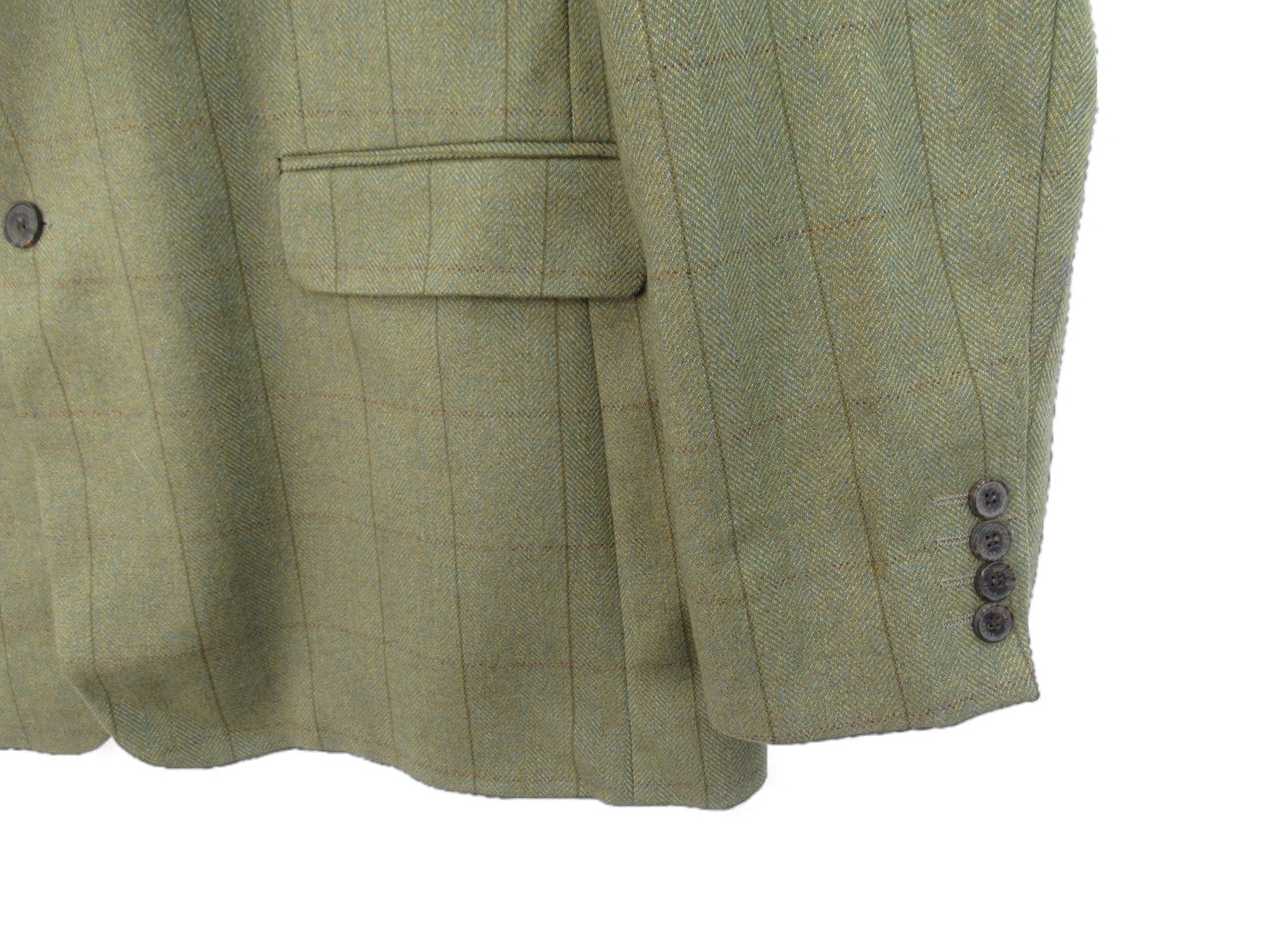 Sleeve image for House Of Bruar 50L Green Tween Jacket Menswear | Preloved 