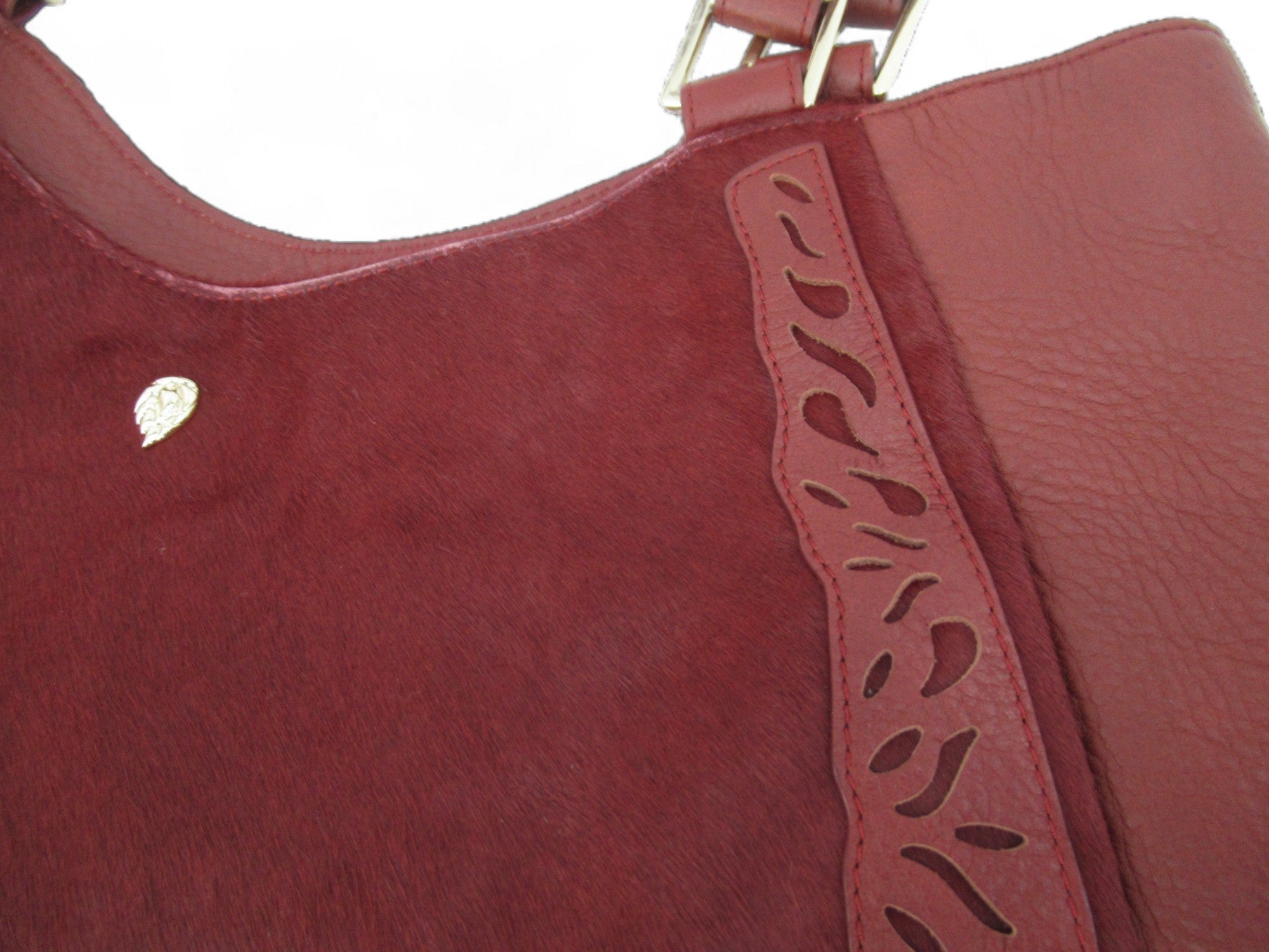 Close up image for Helen Kamlinski Australia Red Leather Handbag Clutch Womenswear | Preloved 