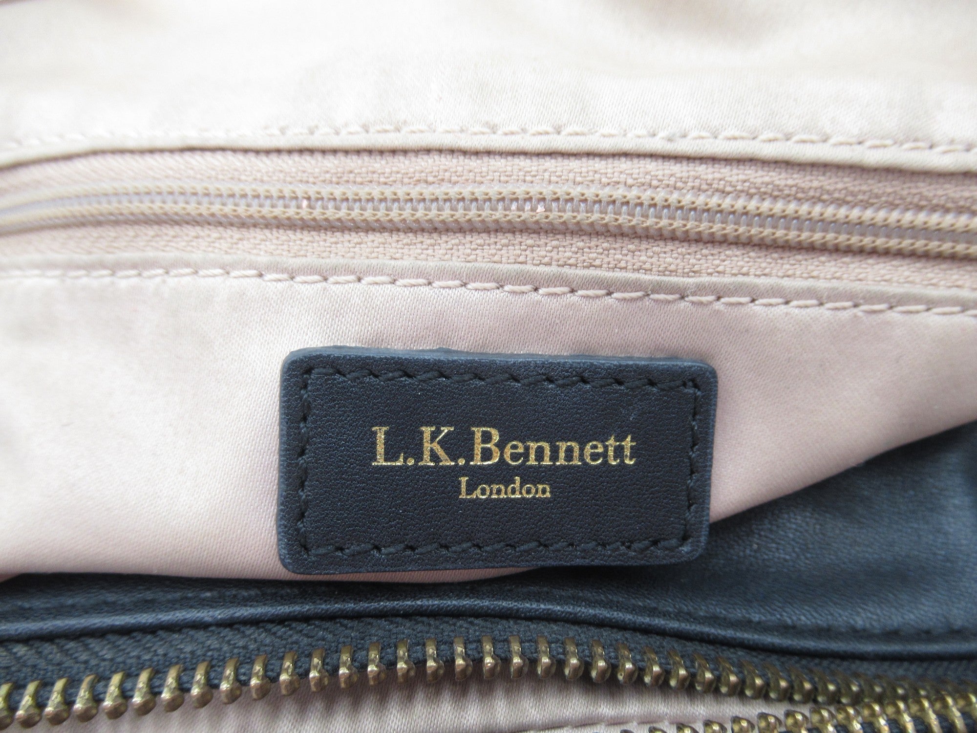 Brand label image for L K Bennett Black Medium Shoulder Handbag Womenswear | Preloved 