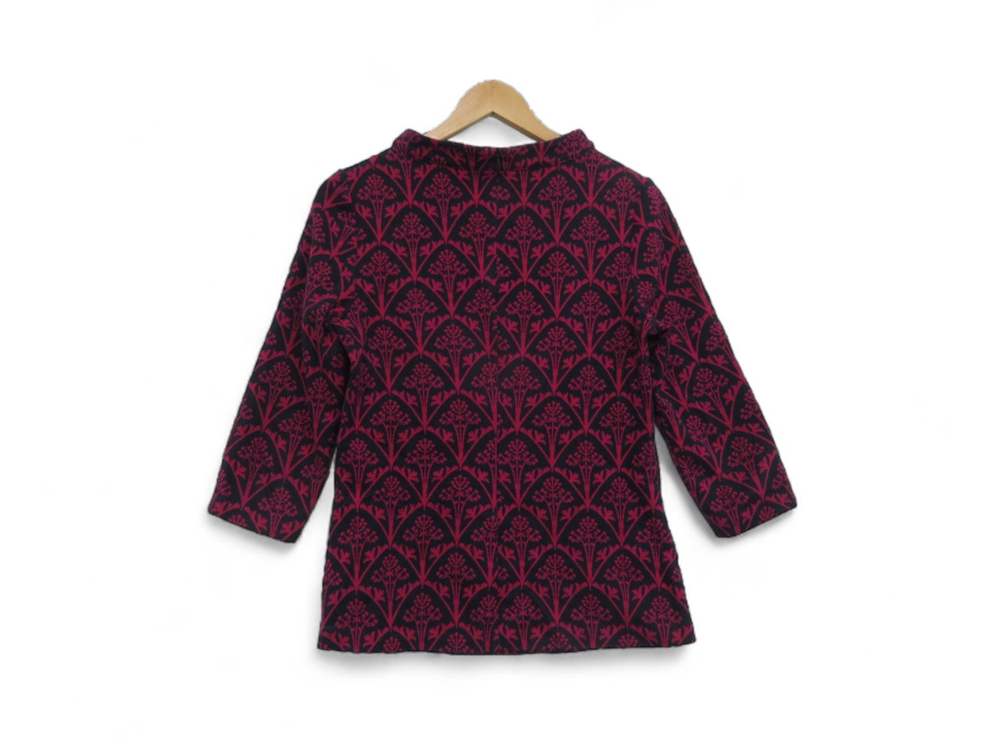 Back image for Boden Top UK 12 Black Pink High Neck Top Womenswear | Preloved 