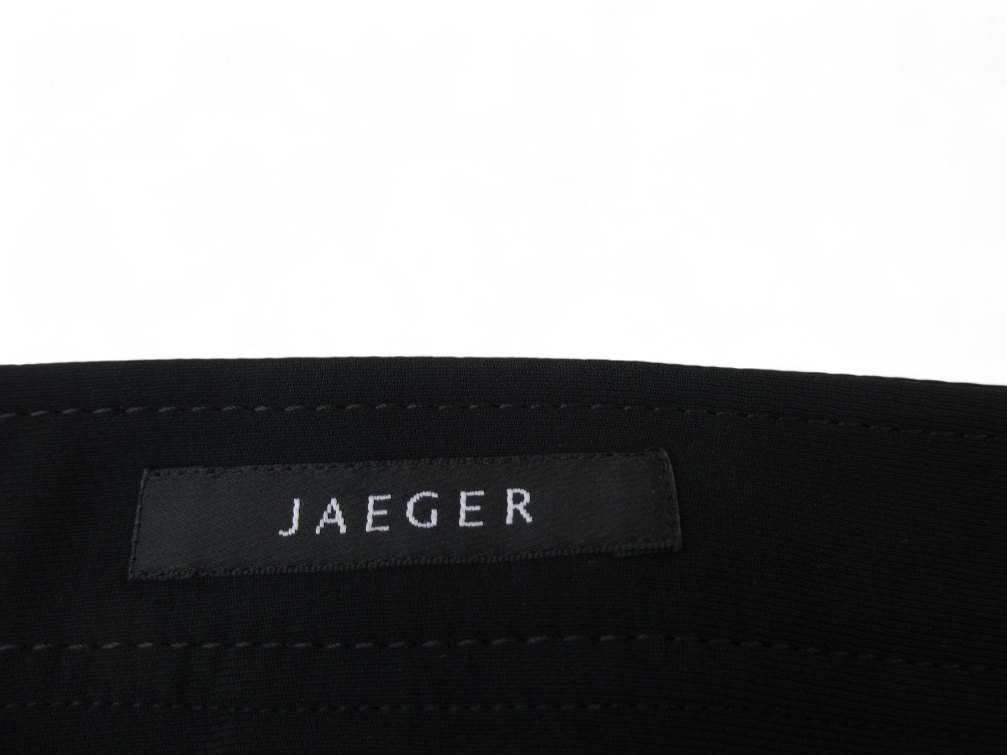 Brand label image for Jaeger UK 16 Black Trousers Formal Womenswear | Preloved 